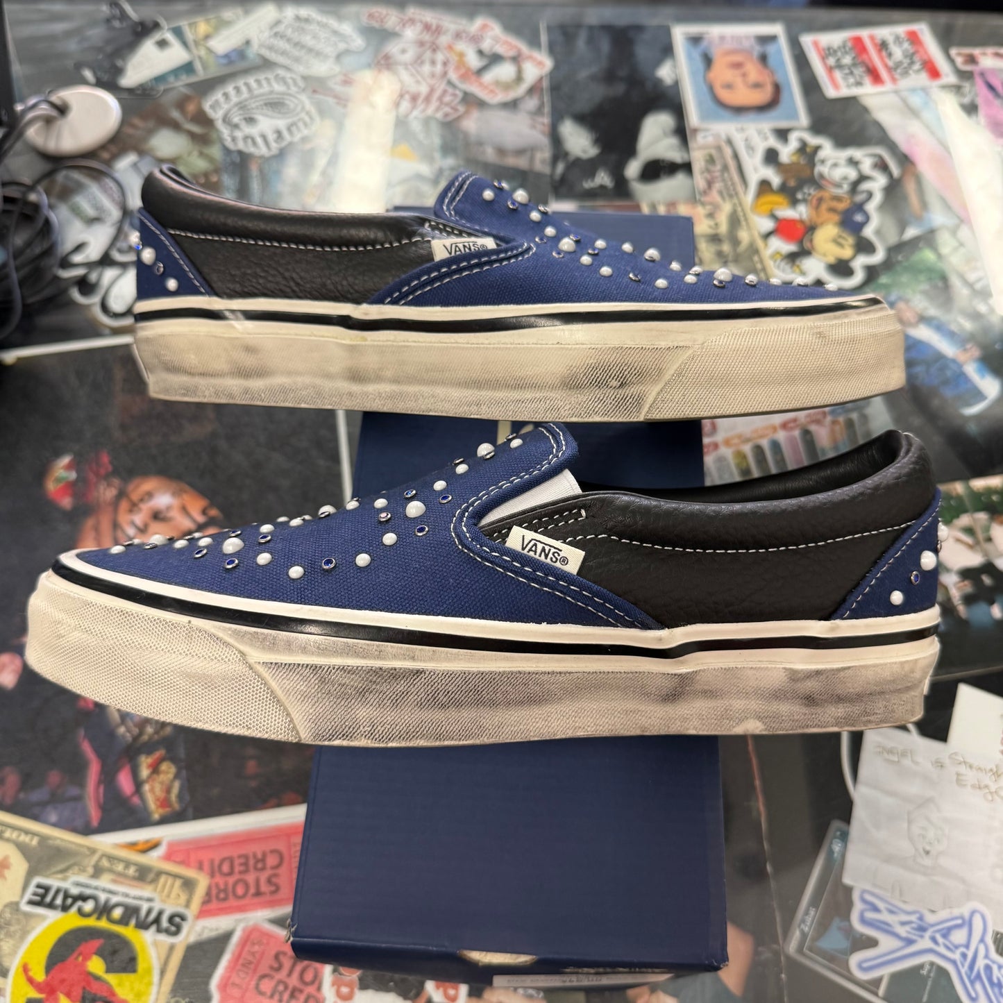 Vans LX Classic Slip-On 98 Pearlized Pack Indigo