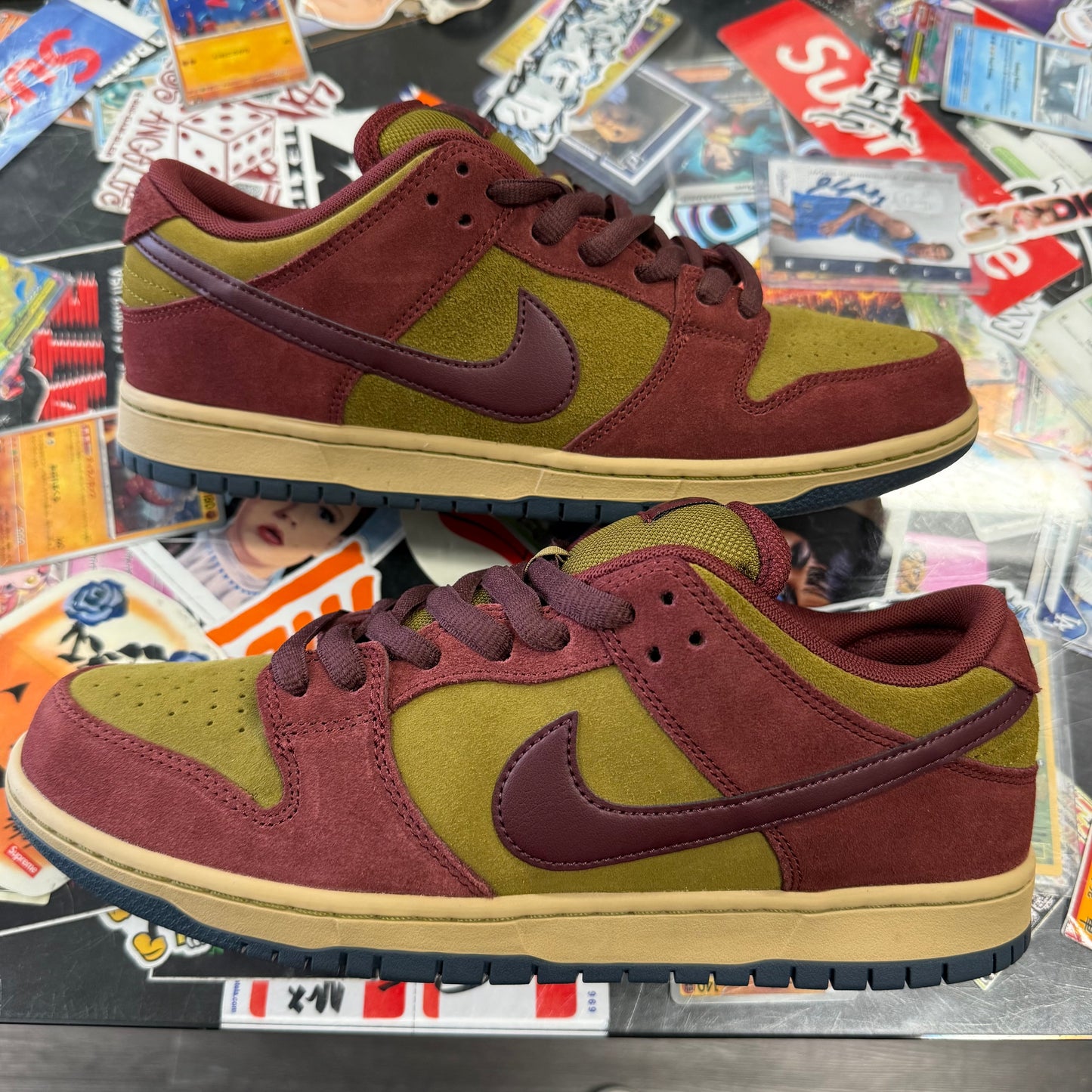 Nike SB Dunk Low Dark Team Red Olive Flak U10.5