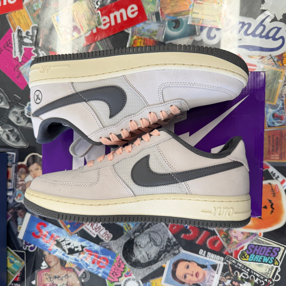 Nike SB Air Force 1 Low Yuto Horigome White Iron Grey