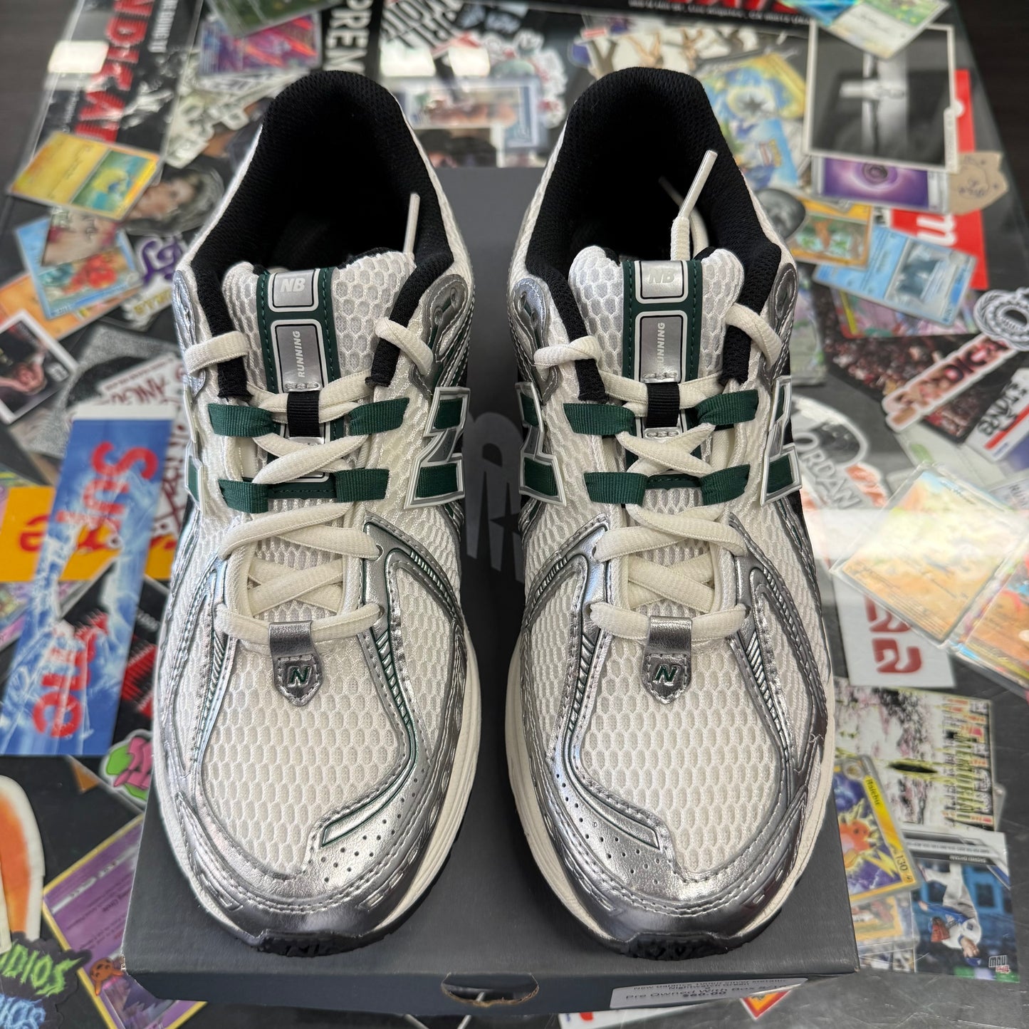 New Balance 1906R Silver Metallic Nightwatch Green