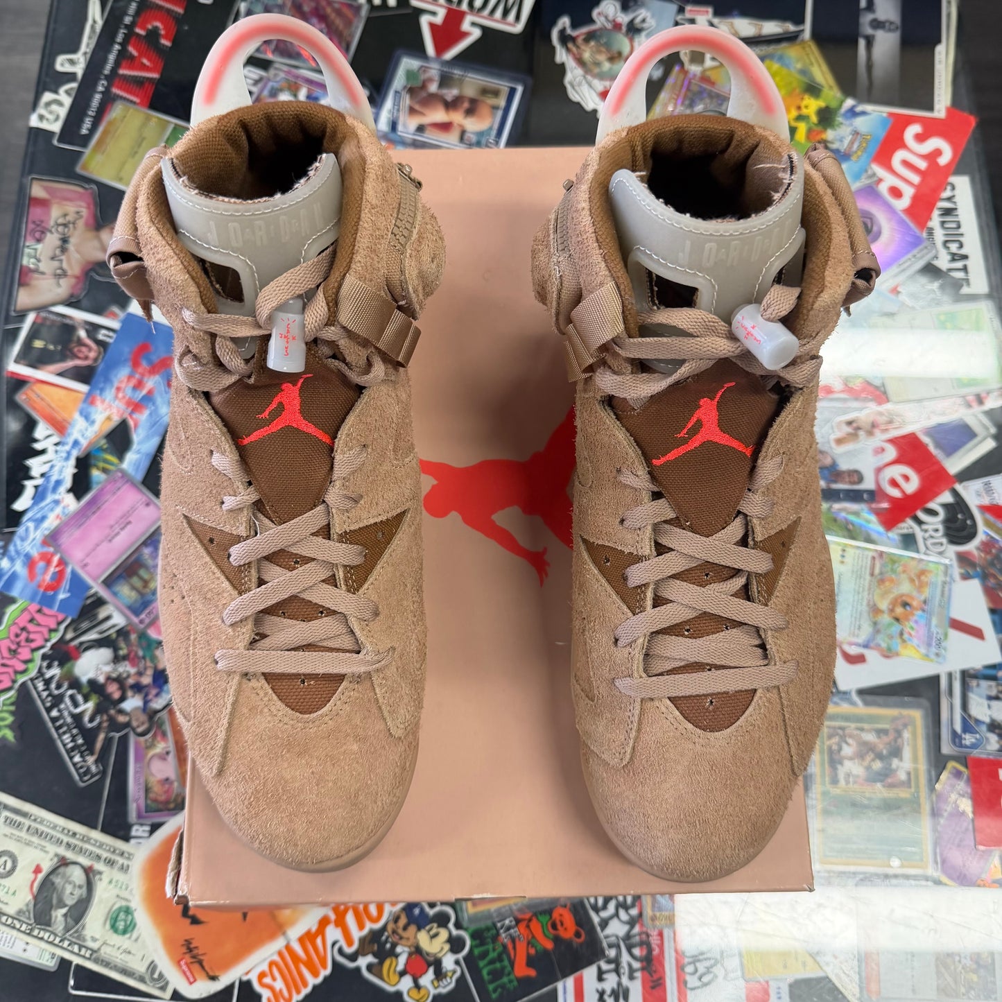 Jordan 6 Retro Travis Scott British Khaki U11