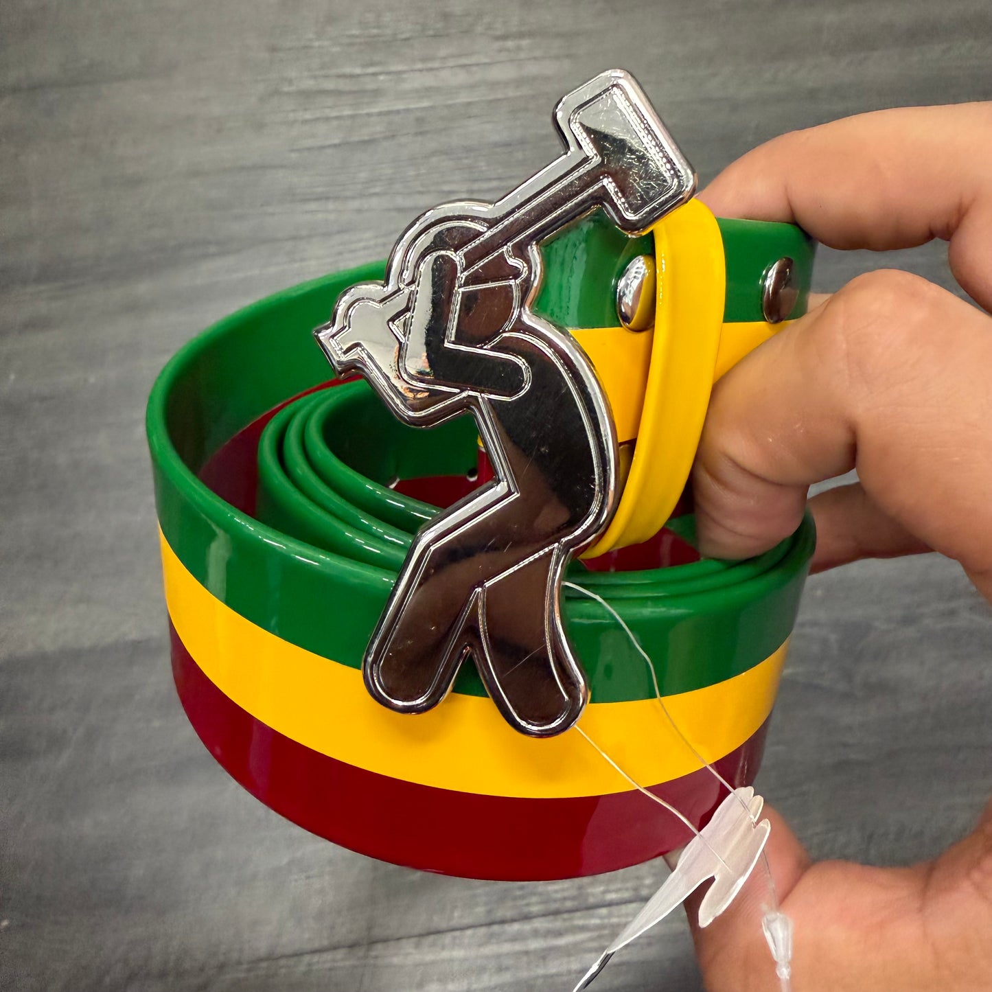Concrete Boys Patent Leather Belt