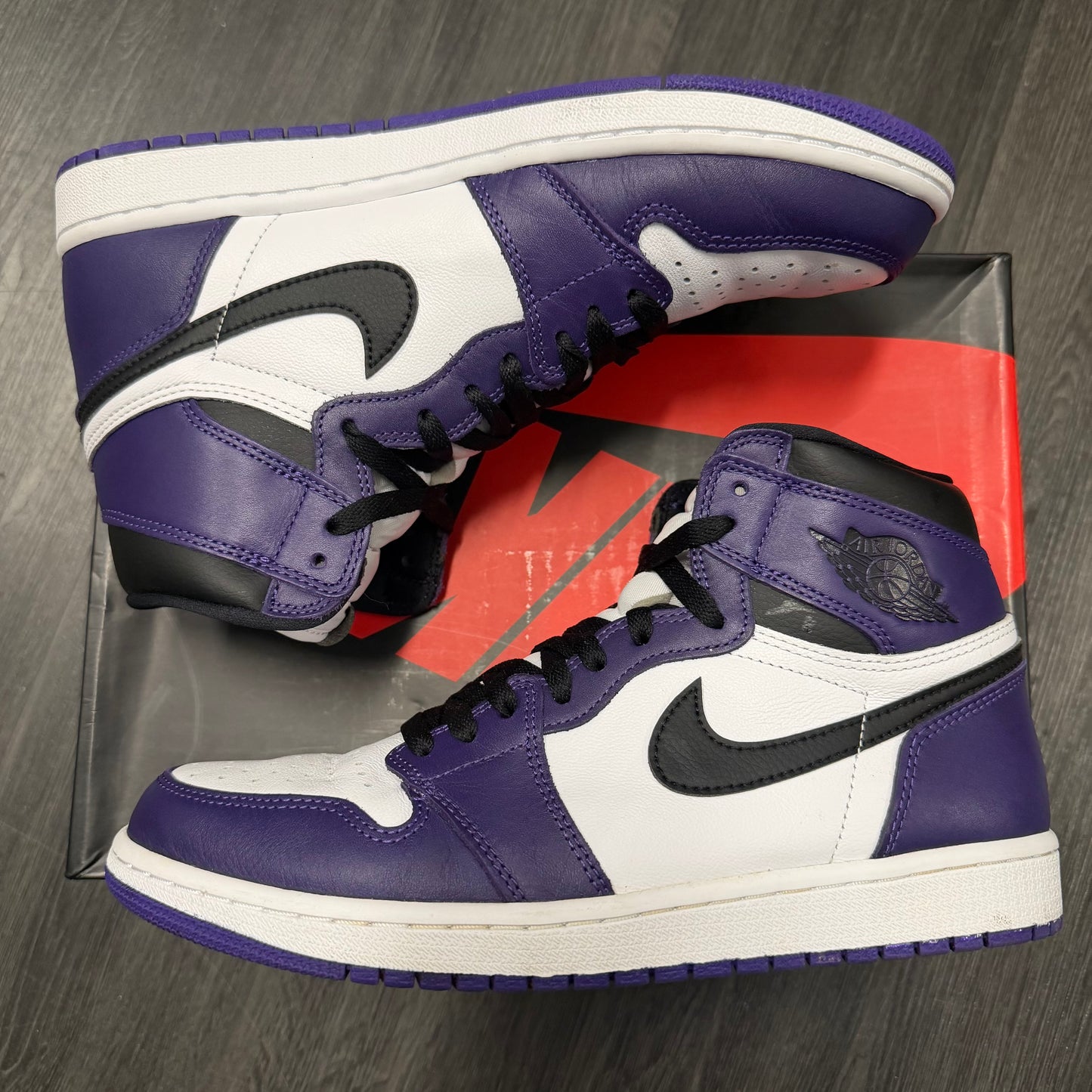 Jordan 1 Retro High Court Purple White U10