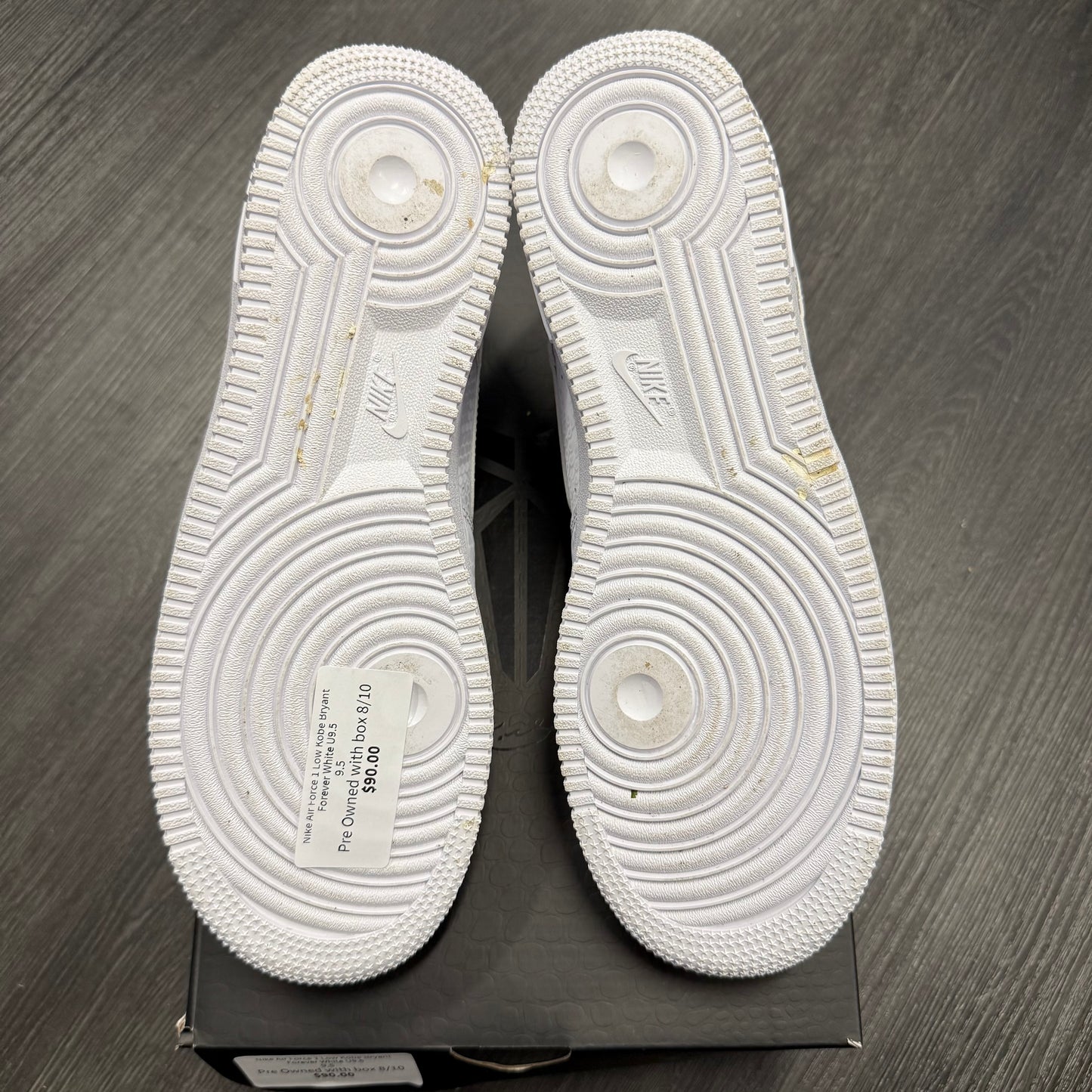 Nike Air Force 1 Low Kobe Bryant Forever White U9.5