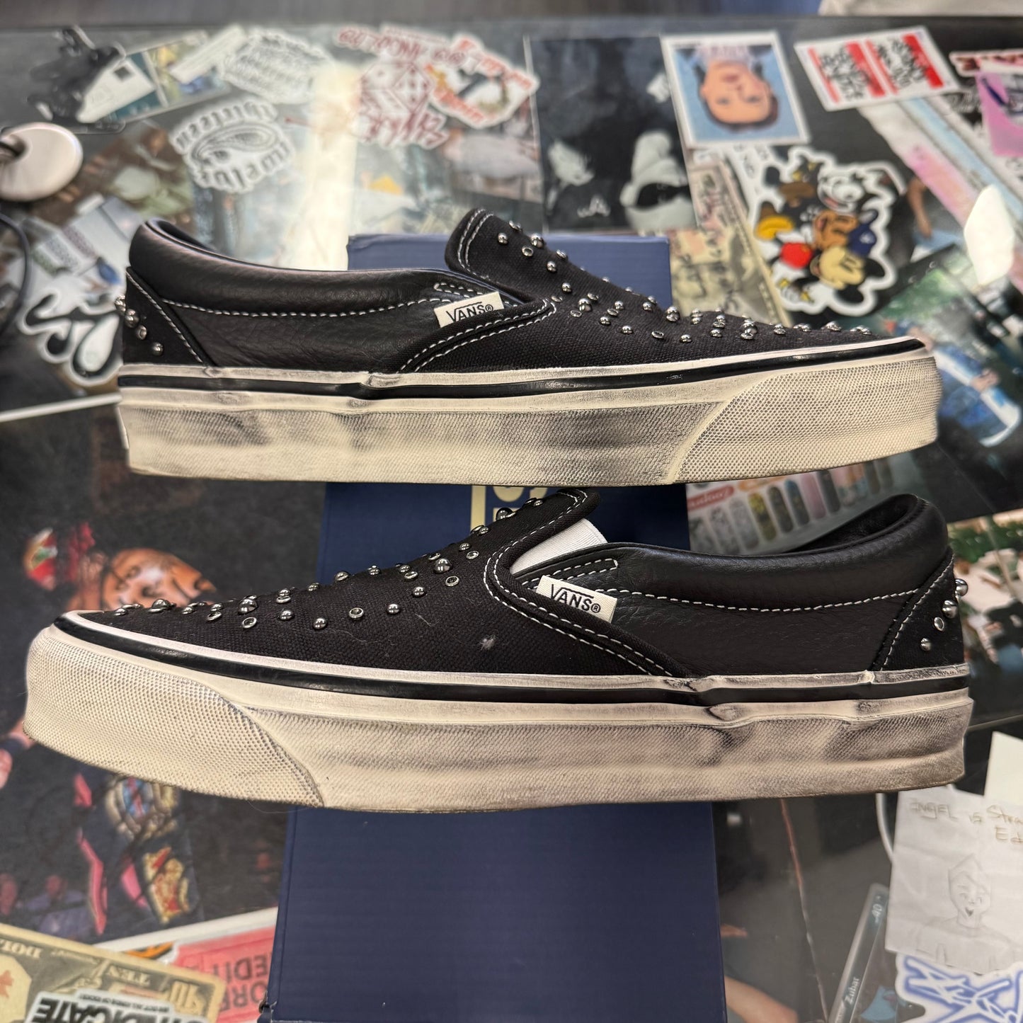 Vans LX Classic Slip-On 98 Pearlized Pack Blackout U8.5