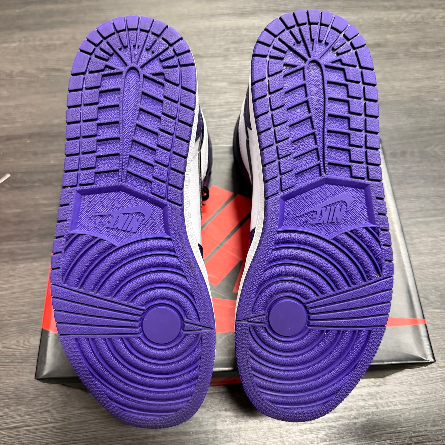 Jordan 1 Retro High Court Purple White U9