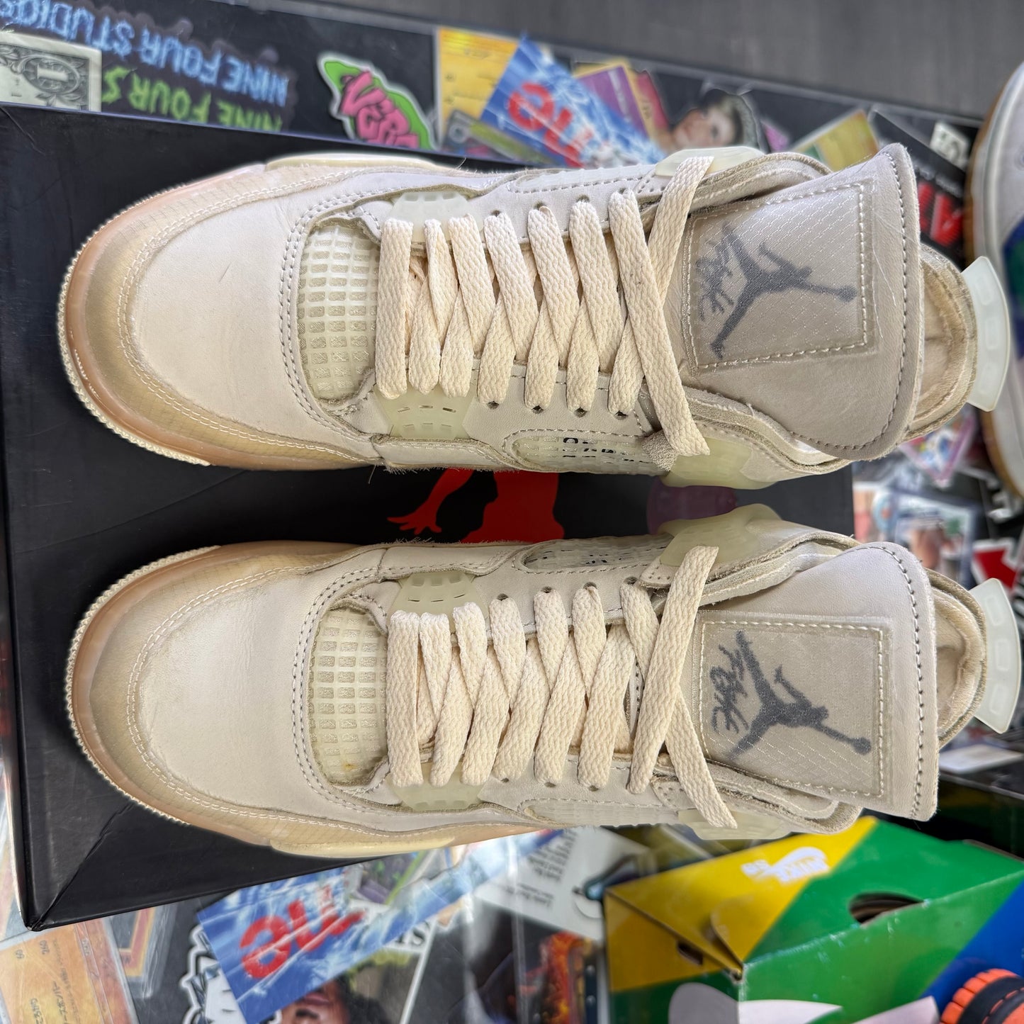 Jordan 4 Retro Off-White Sail (Women's) U6.5W