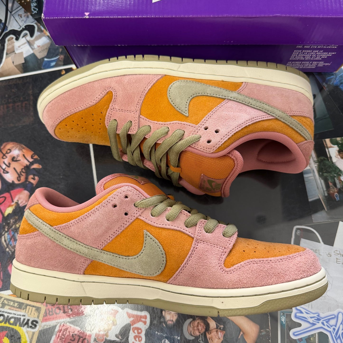 Nike SB Dunk Low Red Stardust U10.5