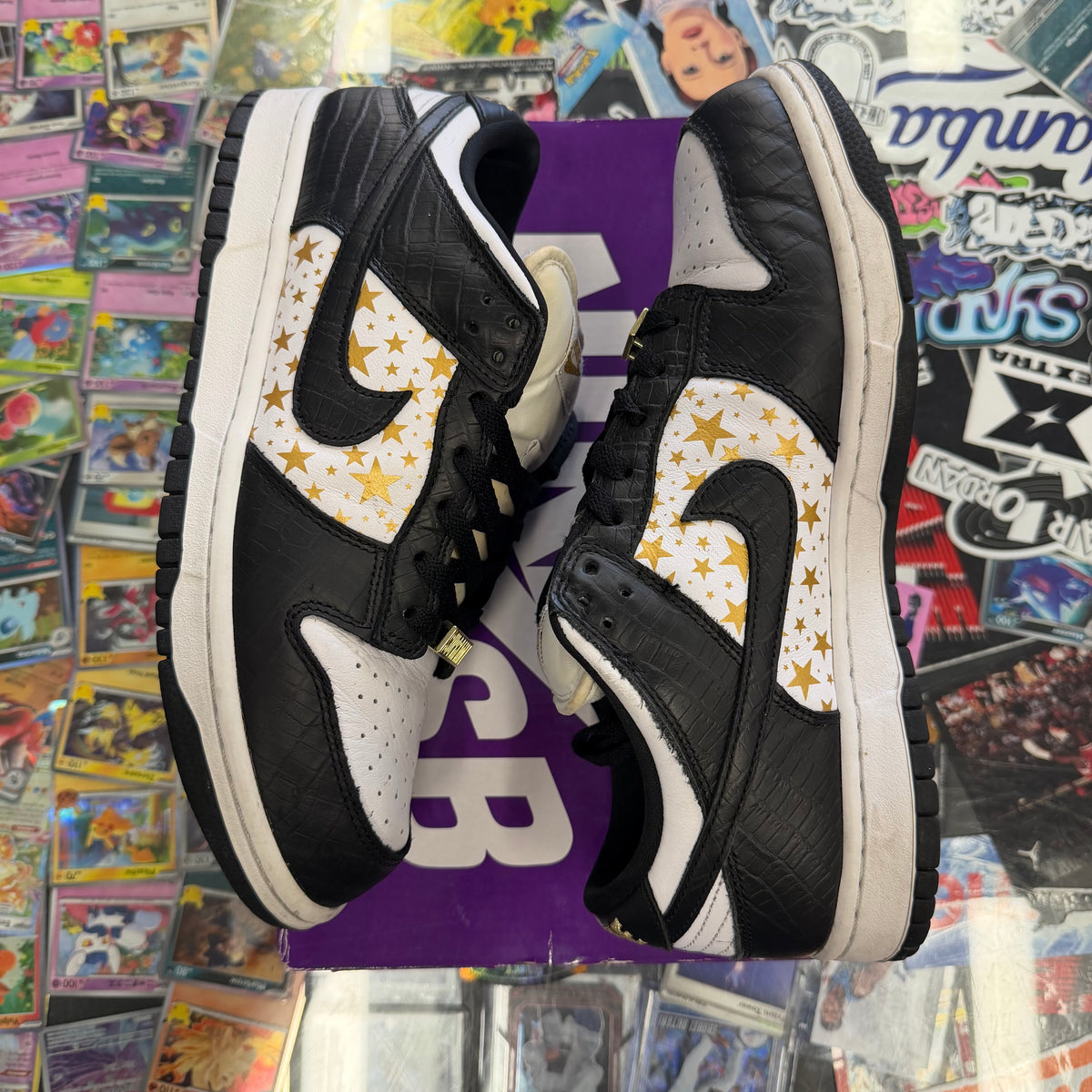 Nike SB Dunk Low Supreme Stars Black U9