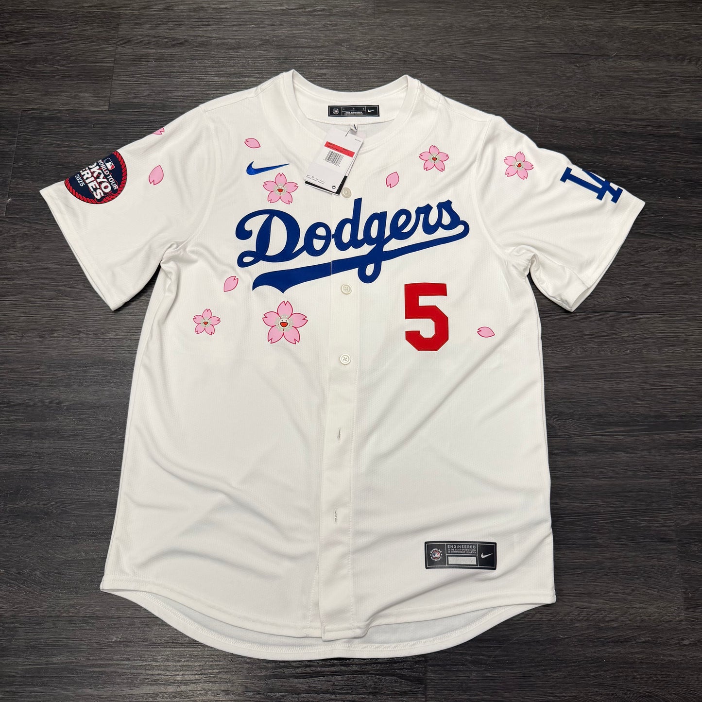 Nike x Takashi Murakami x MLB World Tour Tokyo Series 2025 Dodgers Freeman Jersey