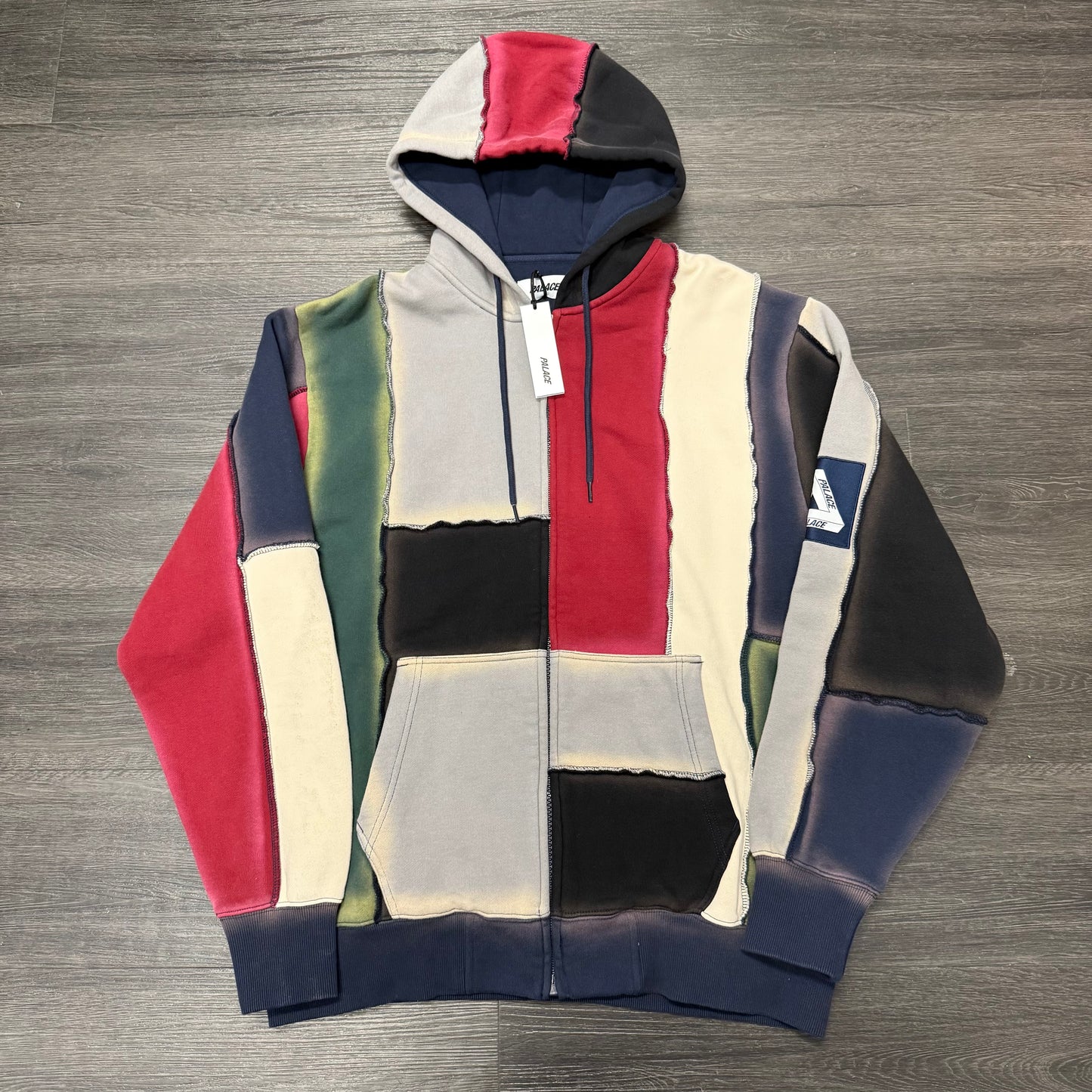 Palace Patchwork Zip Up