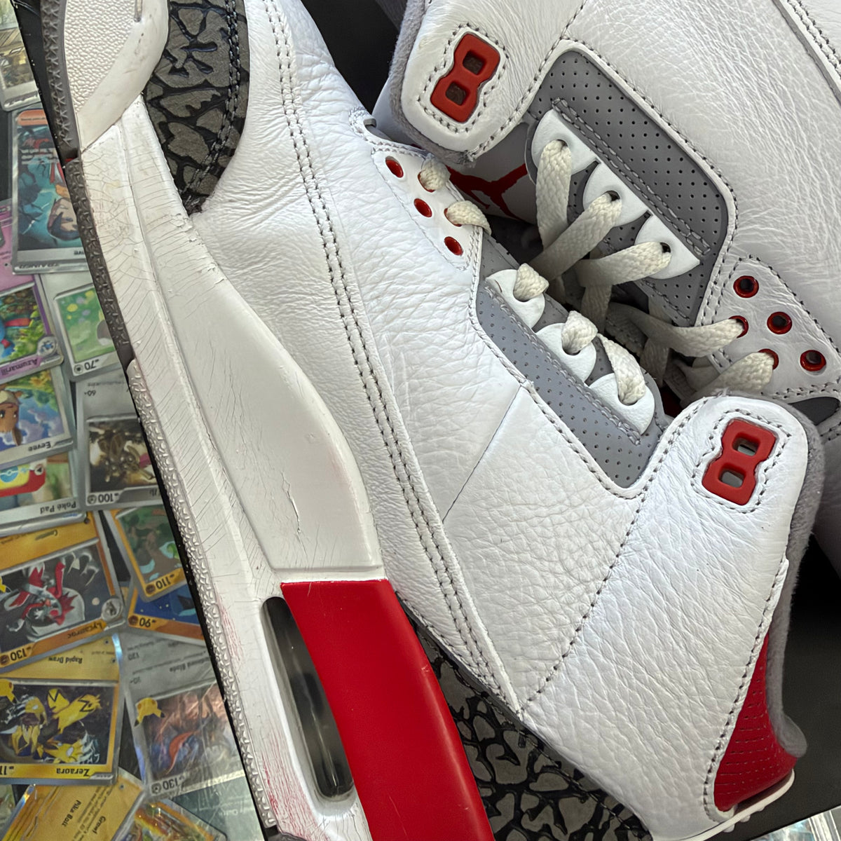 Jordan 3 Retro Fire Red 2022 U9.5