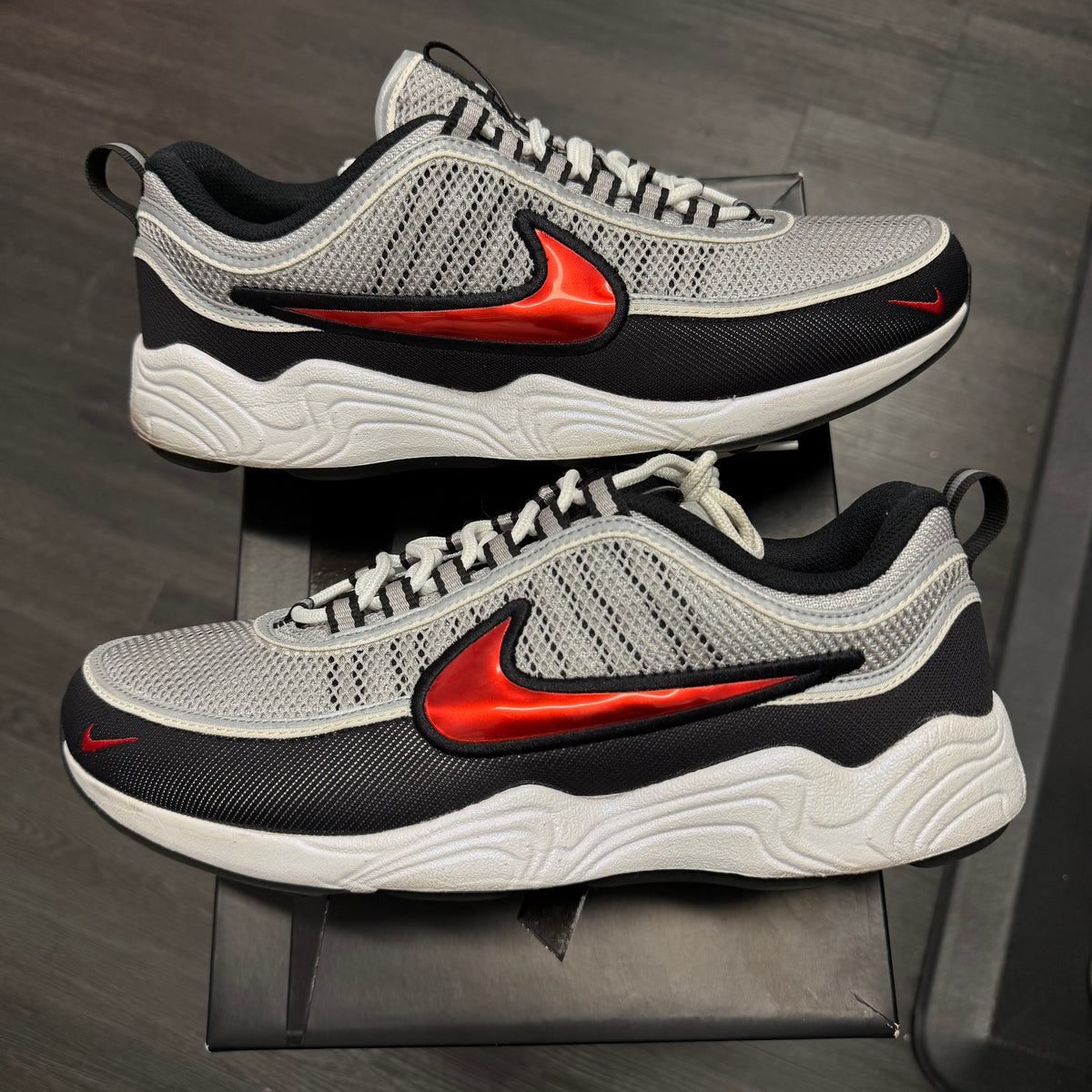 Nike Air Zoom Spiridon Og Black Sport Red U