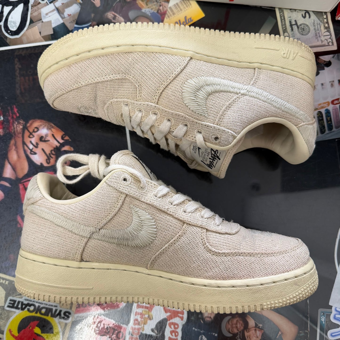 Nike Air Force 1 Low Stussy Fossil U8