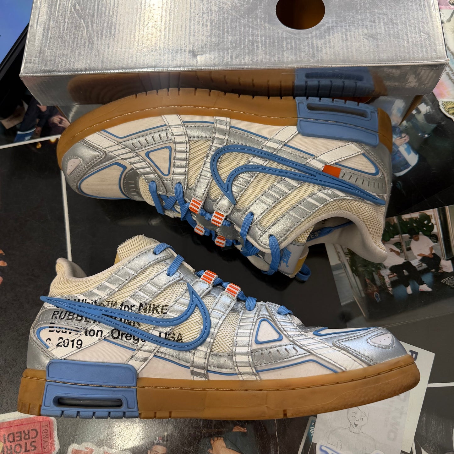 Nike Air Rubber Dunk Off-White UNC U11