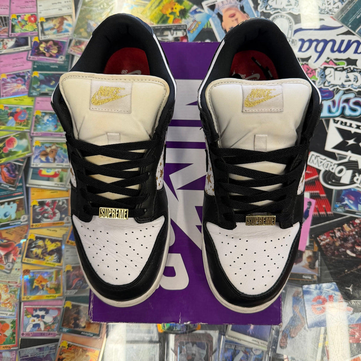 Nike SB Dunk Low Supreme Stars Black U9