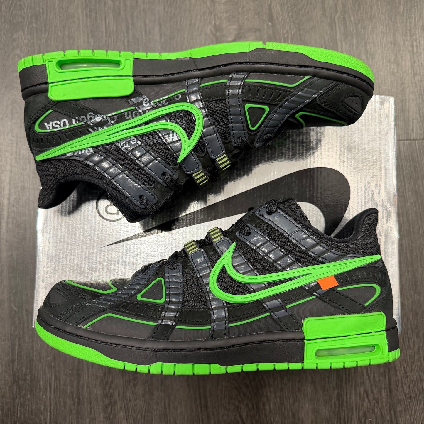 Nike Air Rubber Dunk Off-White Green Strike U9