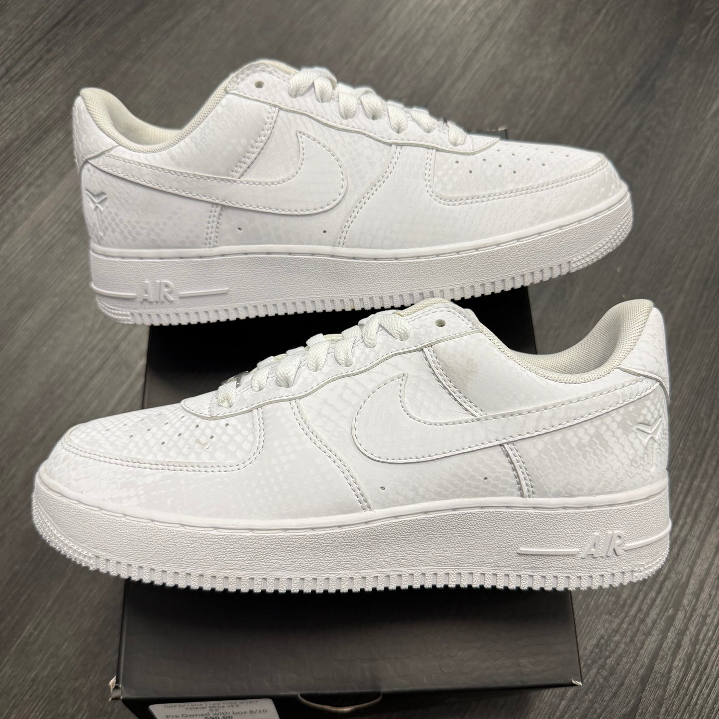 Nike Air Force 1 Low Kobe Bryant Forever White U9.5
