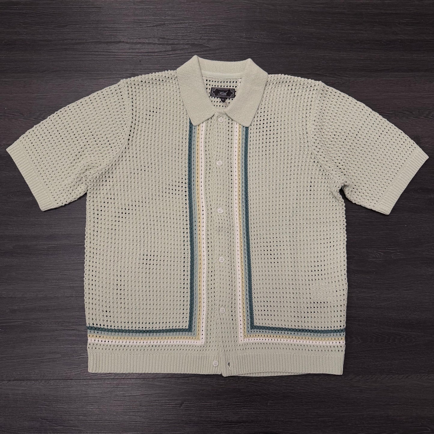 Kith Thompson Crochet Button Up