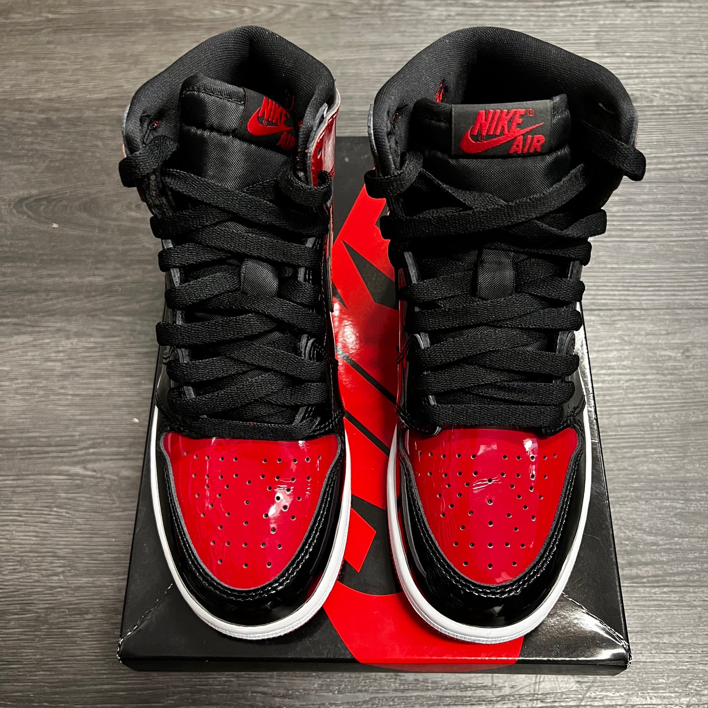 Jordan 1 Retro Patent Bred (GS) U4Y