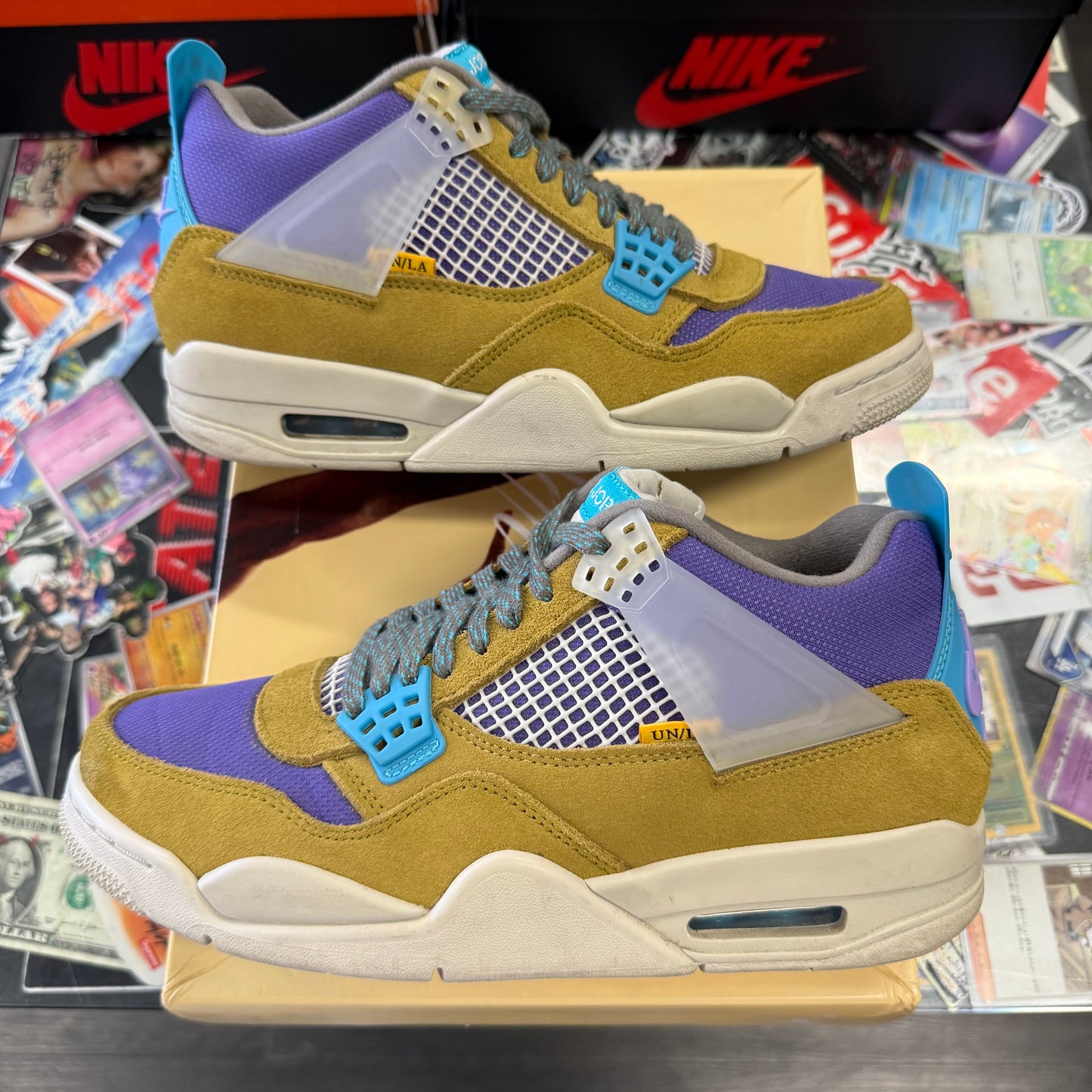 Jordan 4 Retro Union Desert Moss U7.5
