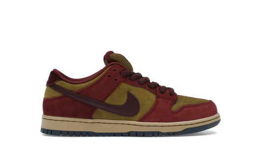 Nike SB Dunk Low Dark Team Red Olive Flak