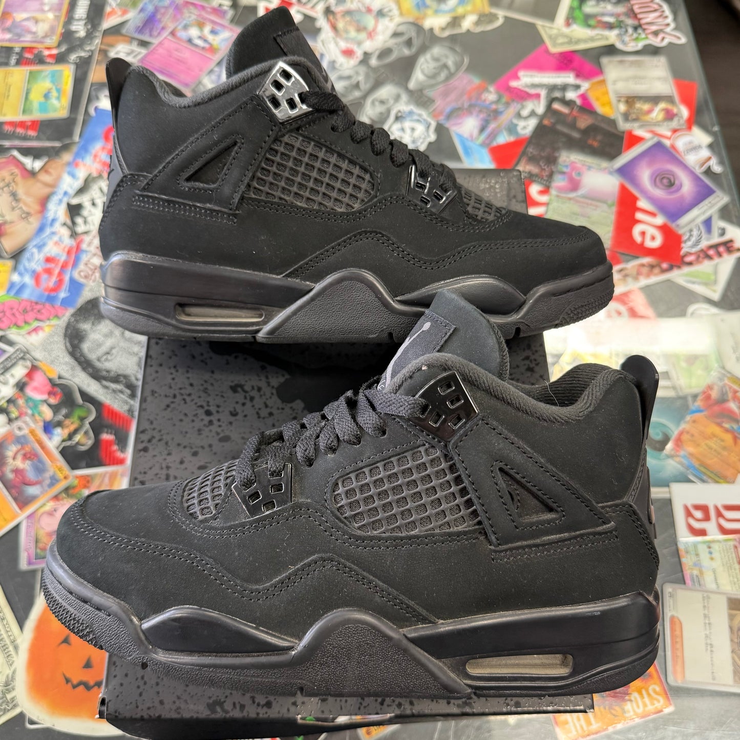 Jordan 4 Retro Black Cat 2025 GS U5.5Y