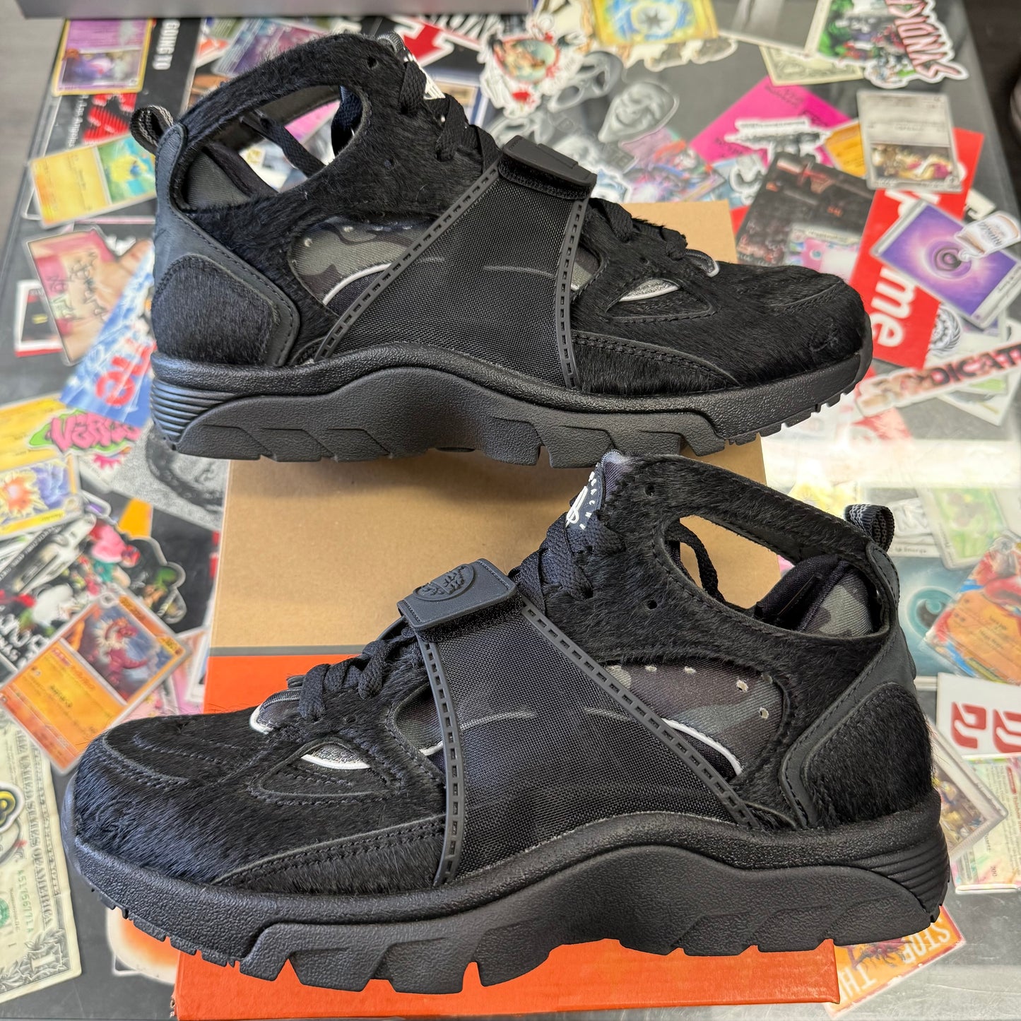 Nike Air Trainer Huarache Corteiz Black U8.5