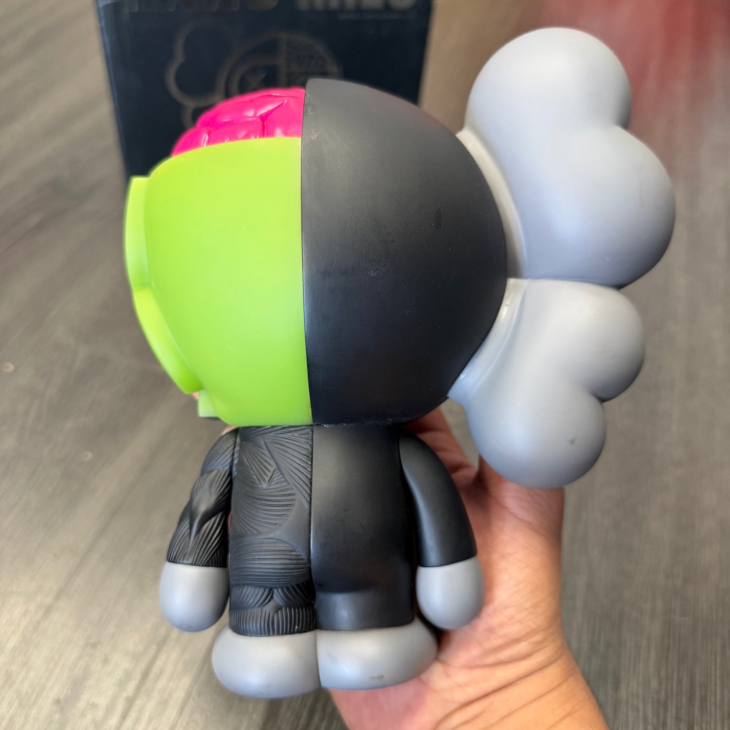 KAWS Bape Dissected Baby Milo Black