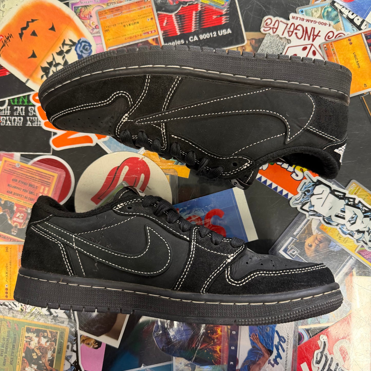 Jordan 1 Retro Low OG SP Travis Scott Black Phantom U7.5