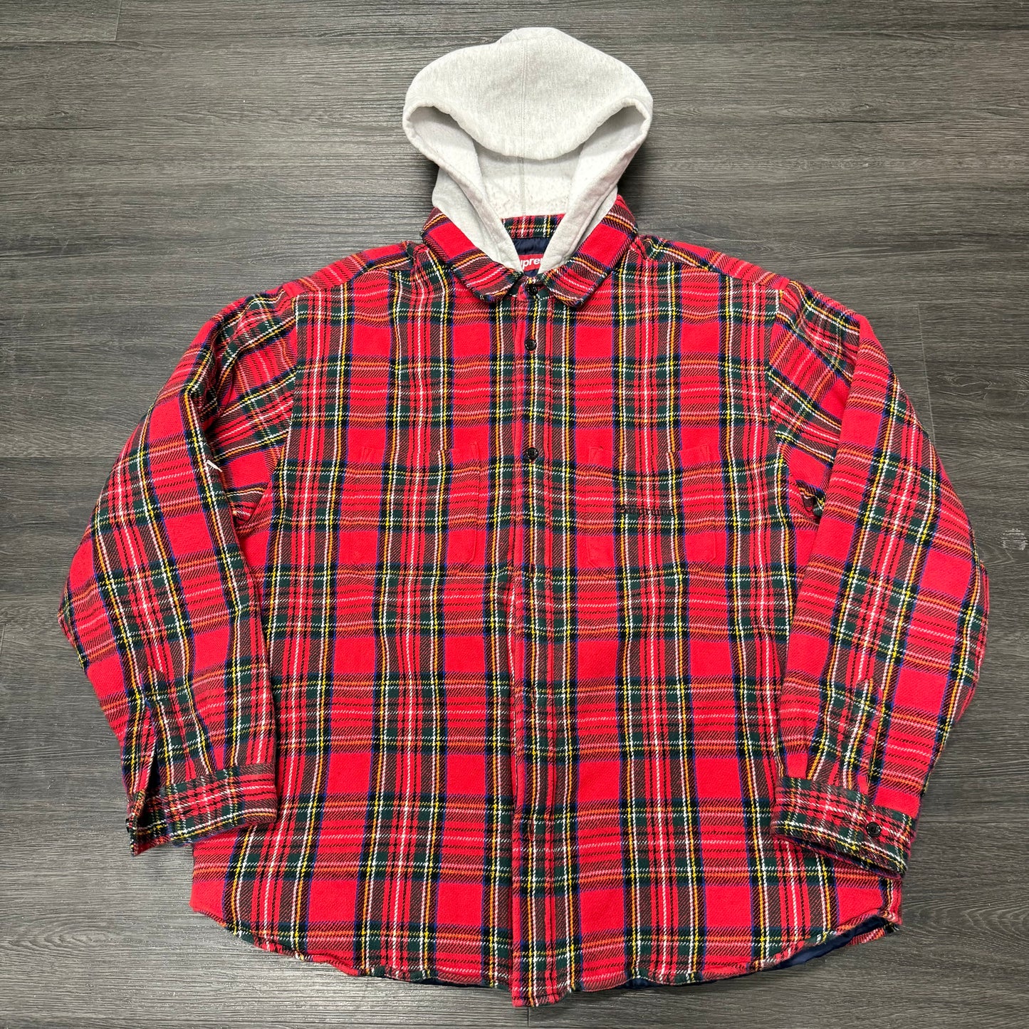 Supreme Padded Hooded Flannel