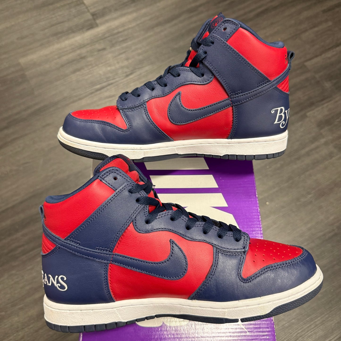 Nike SB Dunk High Supreme By Any Means Navy U10.5