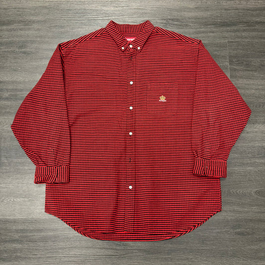 Supreme Button Up Red Black