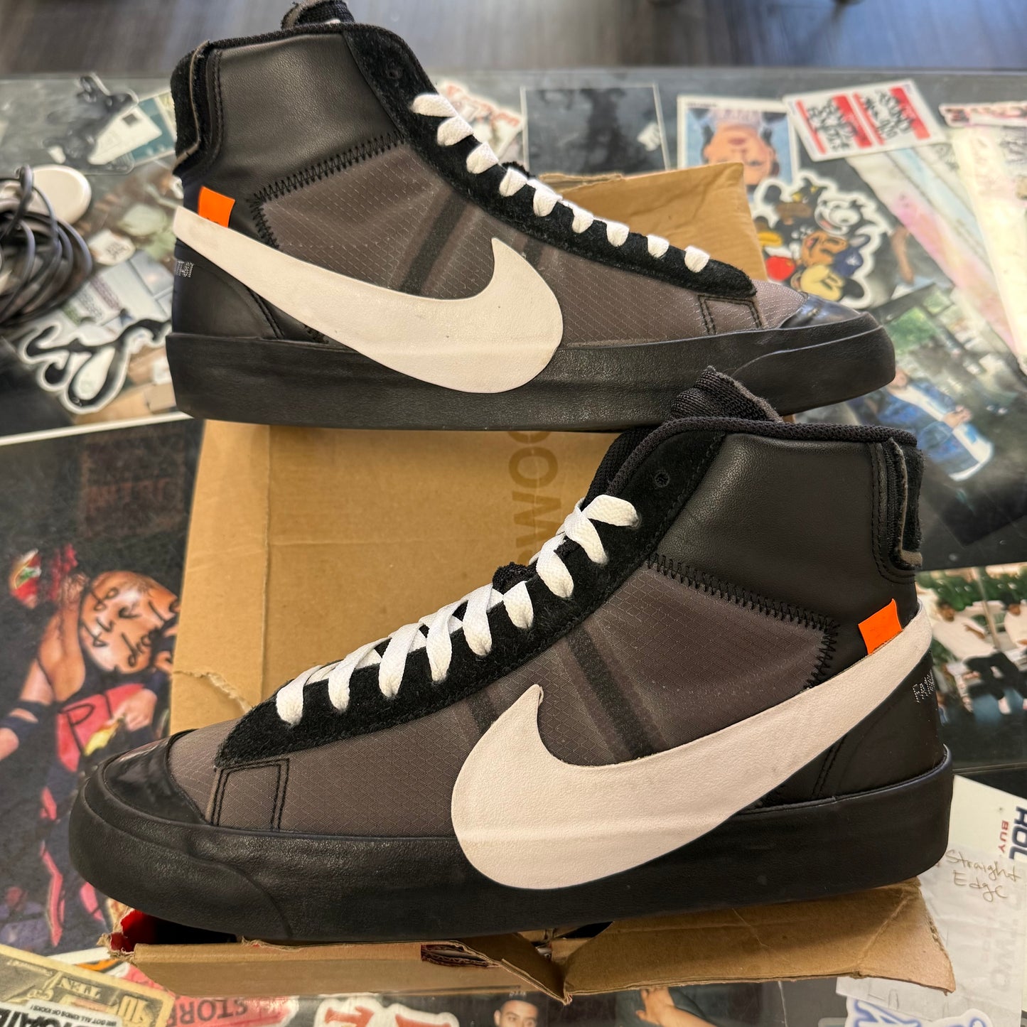 Nike Blazer Mid Off White Grim Reaper U8.5