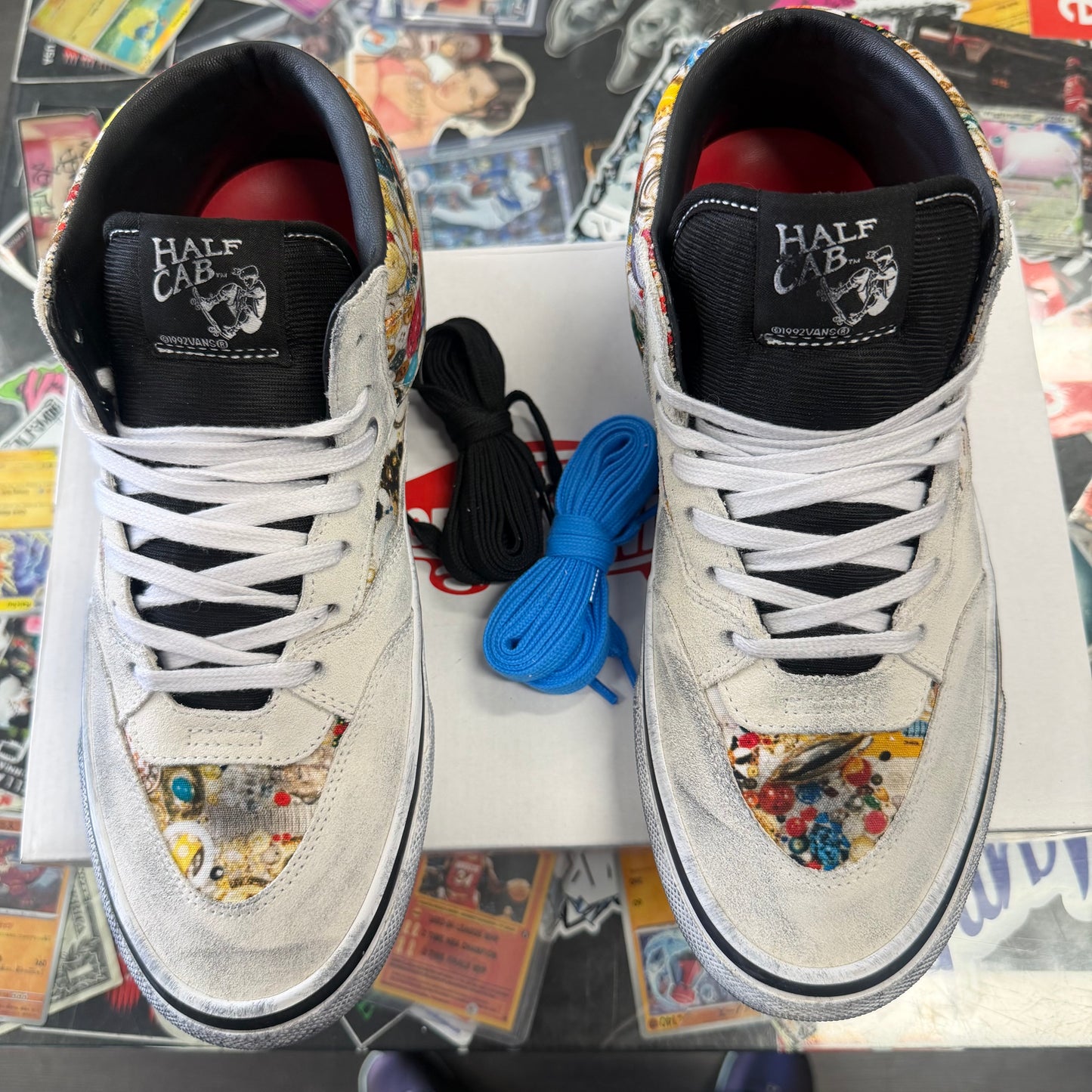 Vans Half Cab Supreme x Mike Kelley White