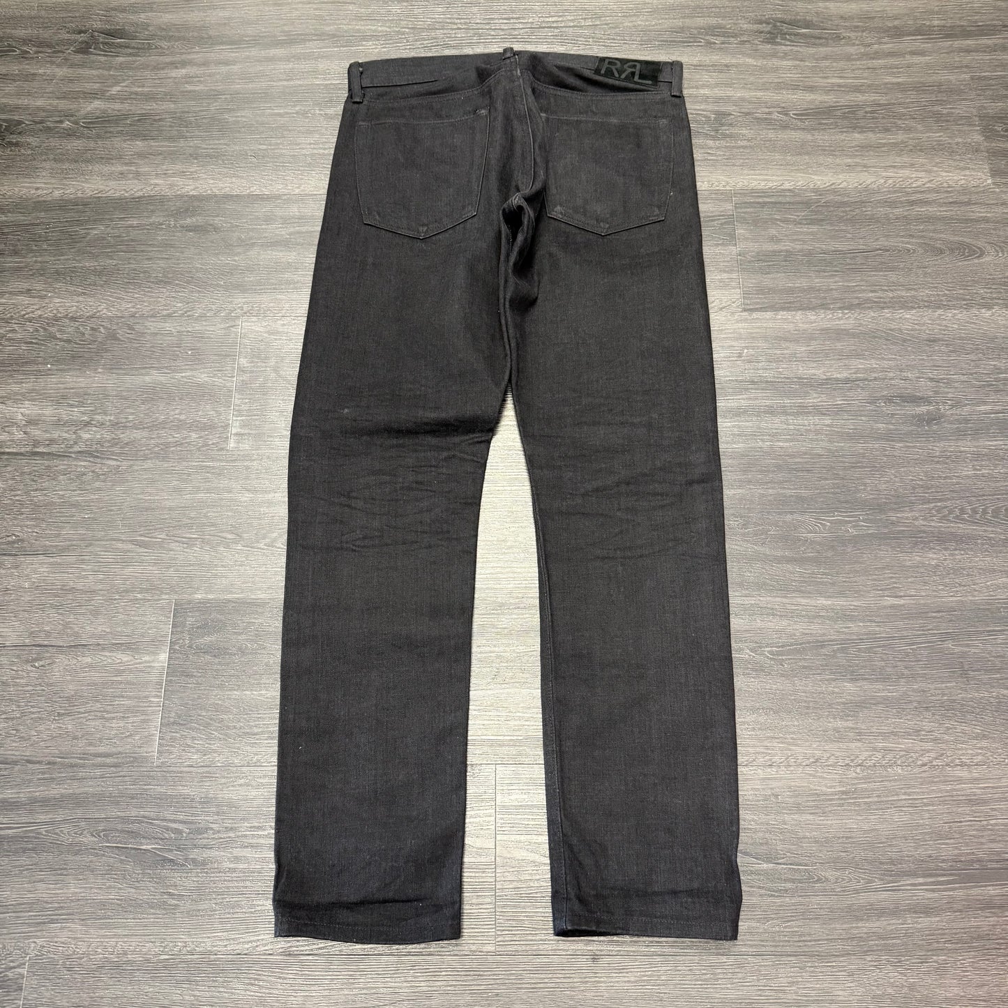 RRL Denim Black Slim
