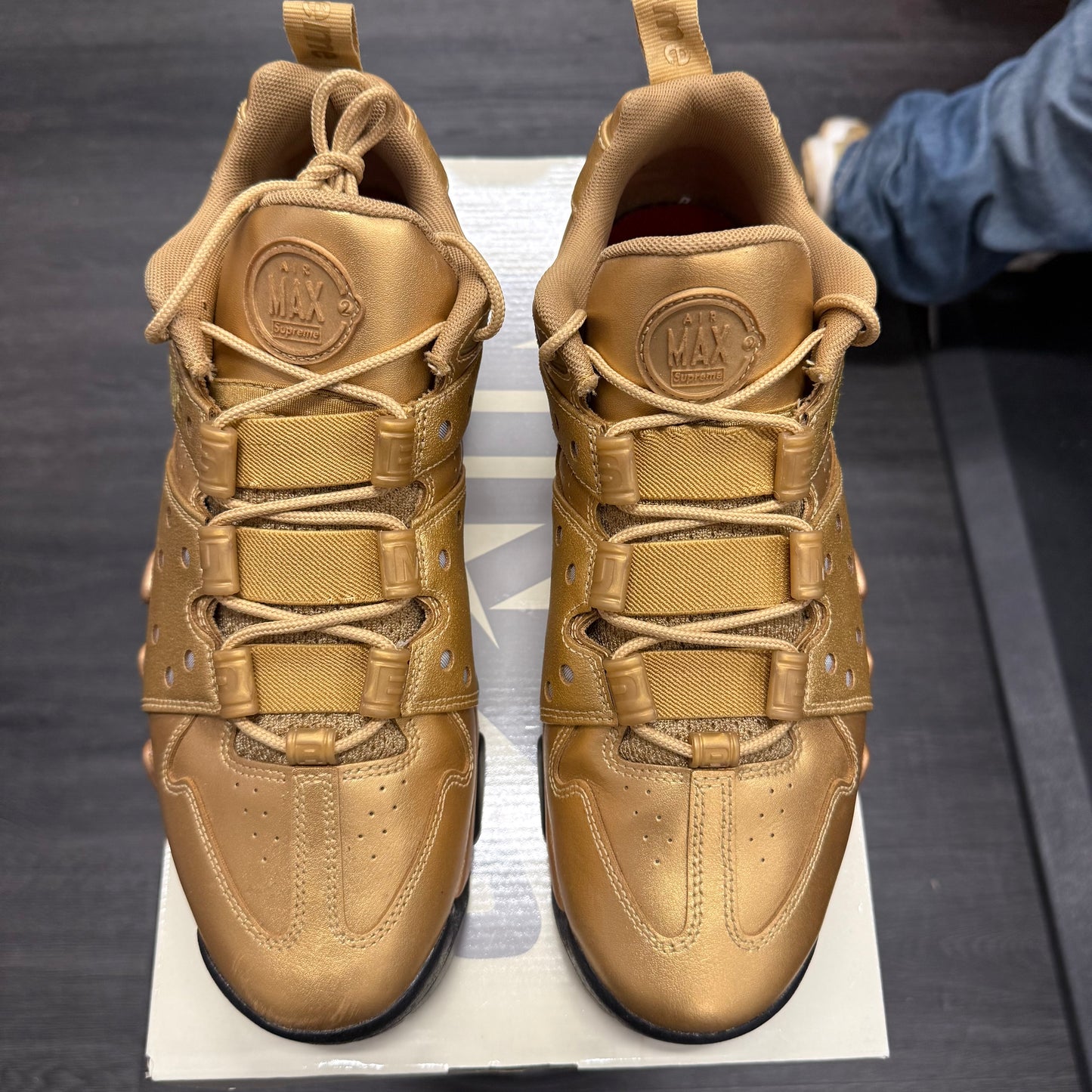 Nike SB Air Max 2 CB '94 Low Supreme Metallic Gold