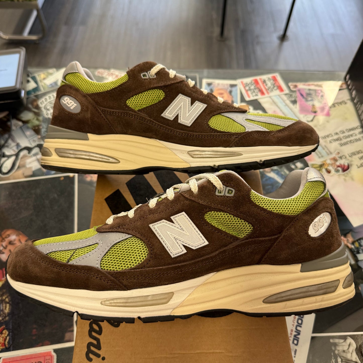 New Balance 991v2 MiUK Daniëlle Cathari x Kith Reverse Matcha U11