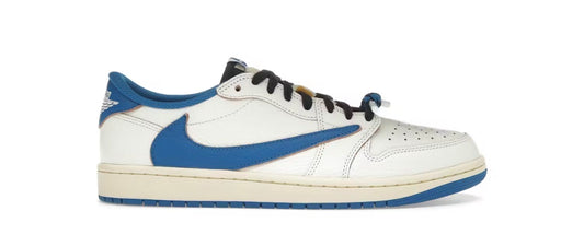 Jordan 1 Retro Low OG SP Fragment x Travis Scott Sail Military Blue