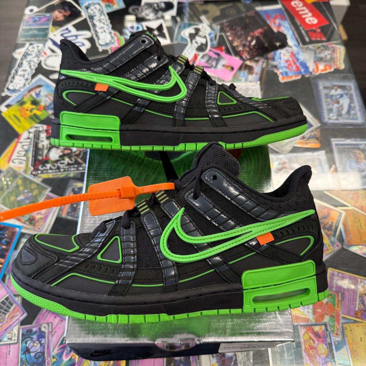 Nike Air Rubber Dunk Off-White Green Strike U9.5