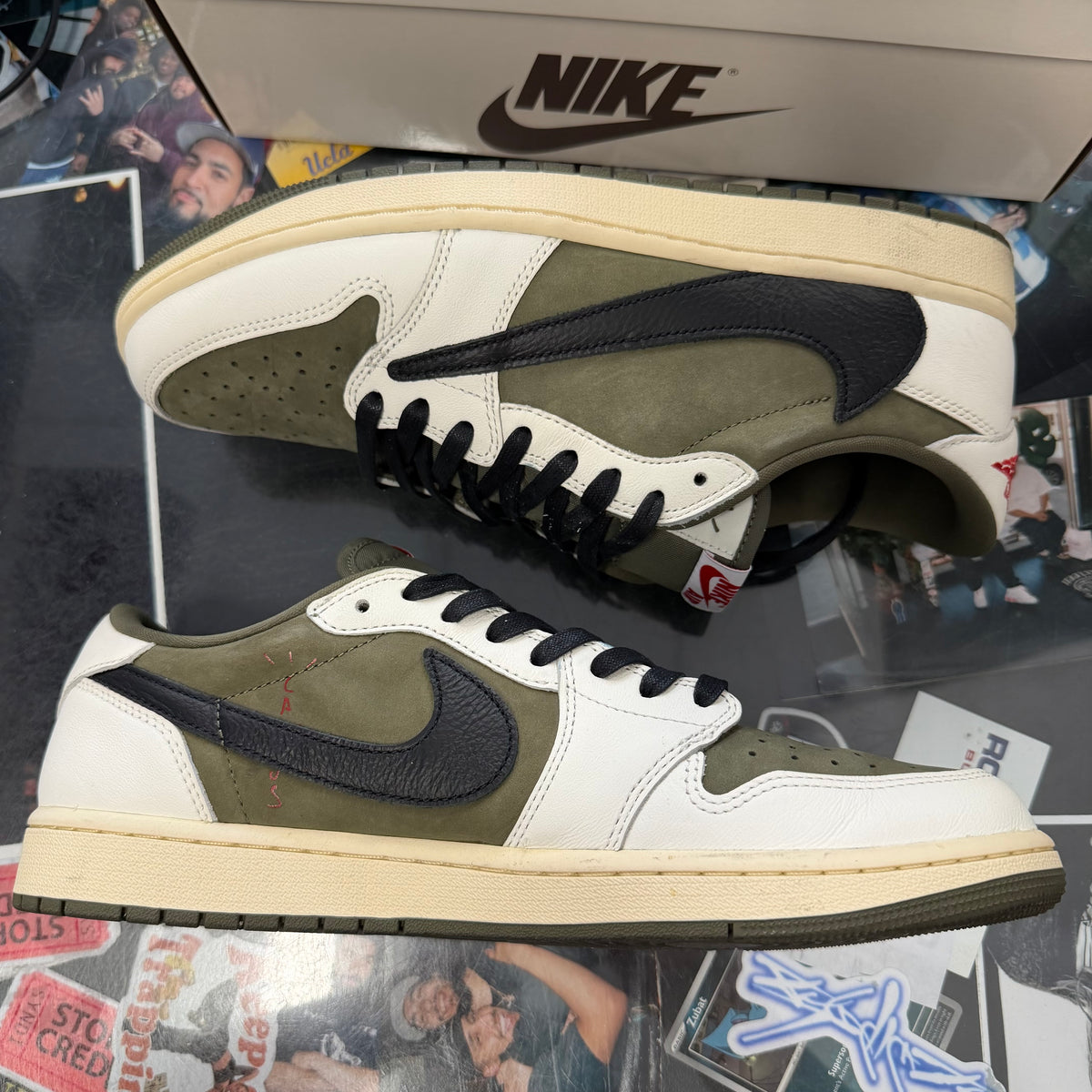 Jordan 1 Retro Low OG SP Travis Scott Medium Olive U12