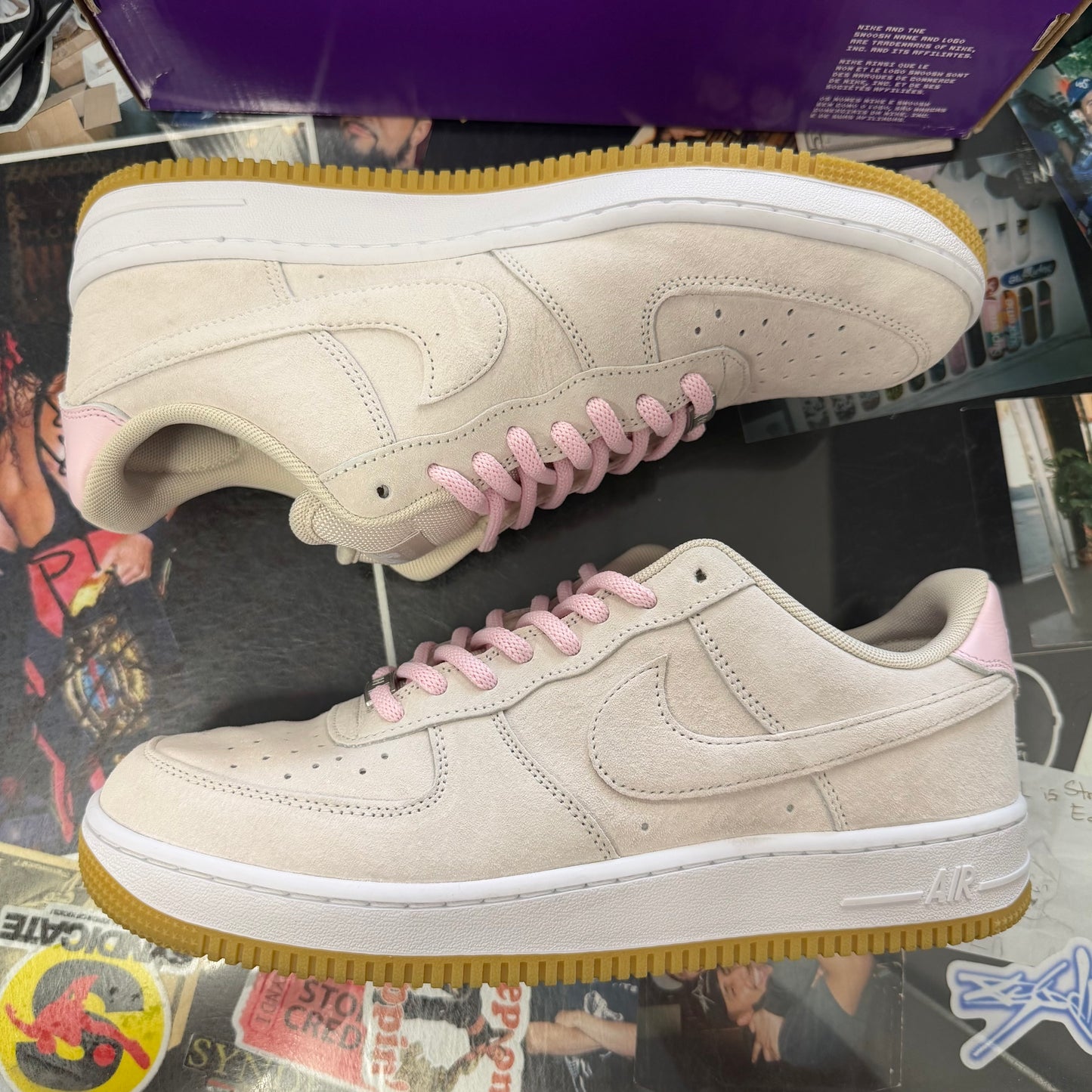 Nike Air Force 1 Low SB Light Orewood Brown Pink U11