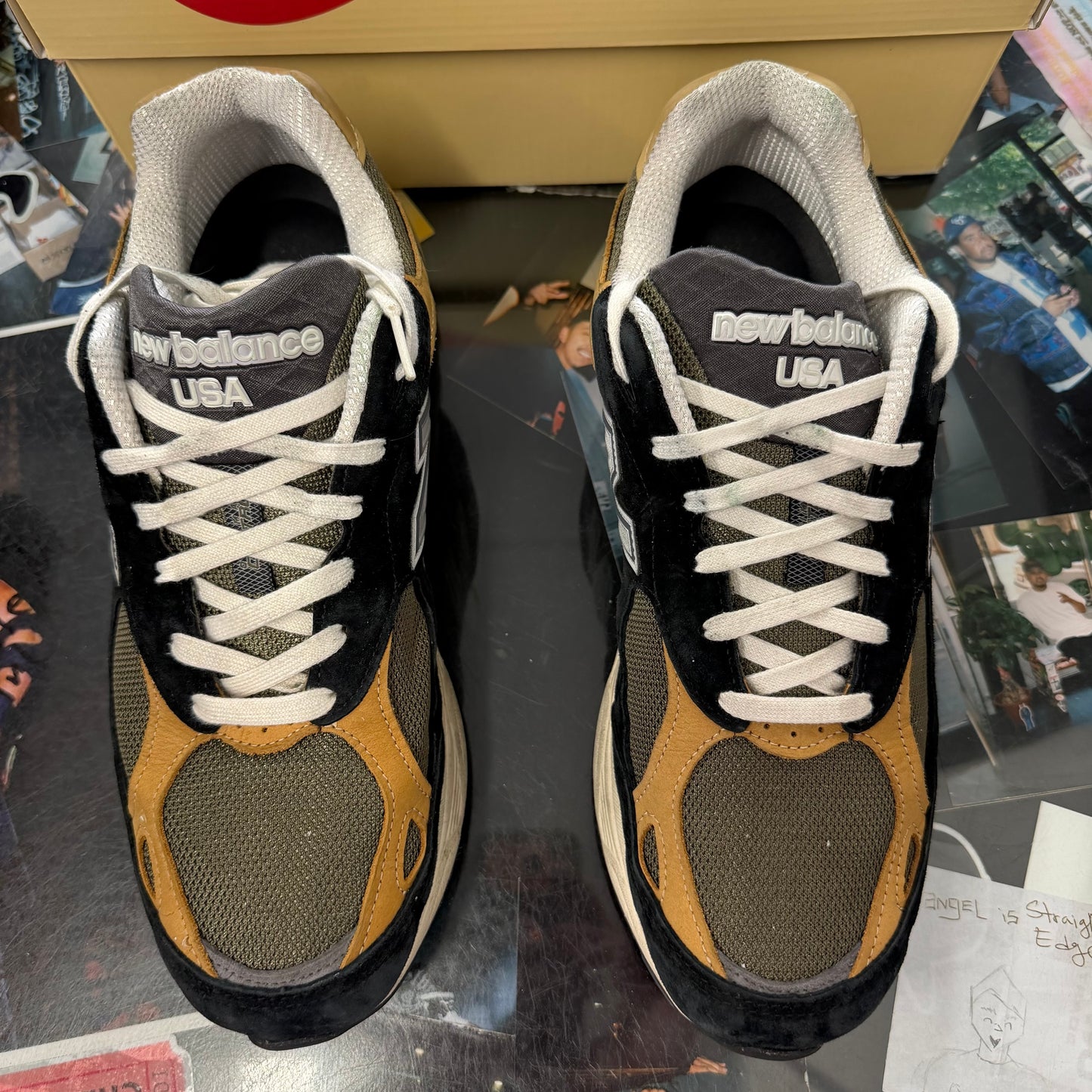 New Balance 990v3 MiUSA Black Tan