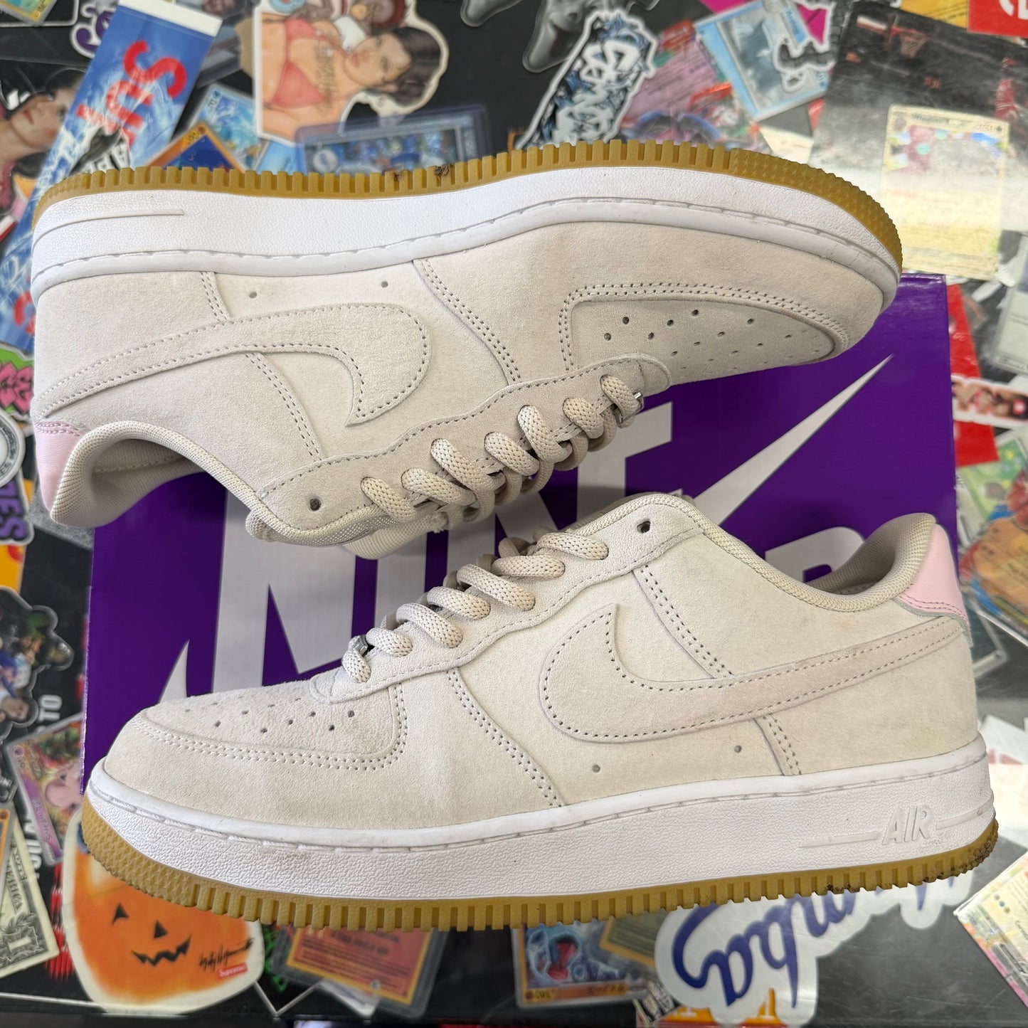 Nike Air Force 1 Low SB Light Orewood Brown Pink U9