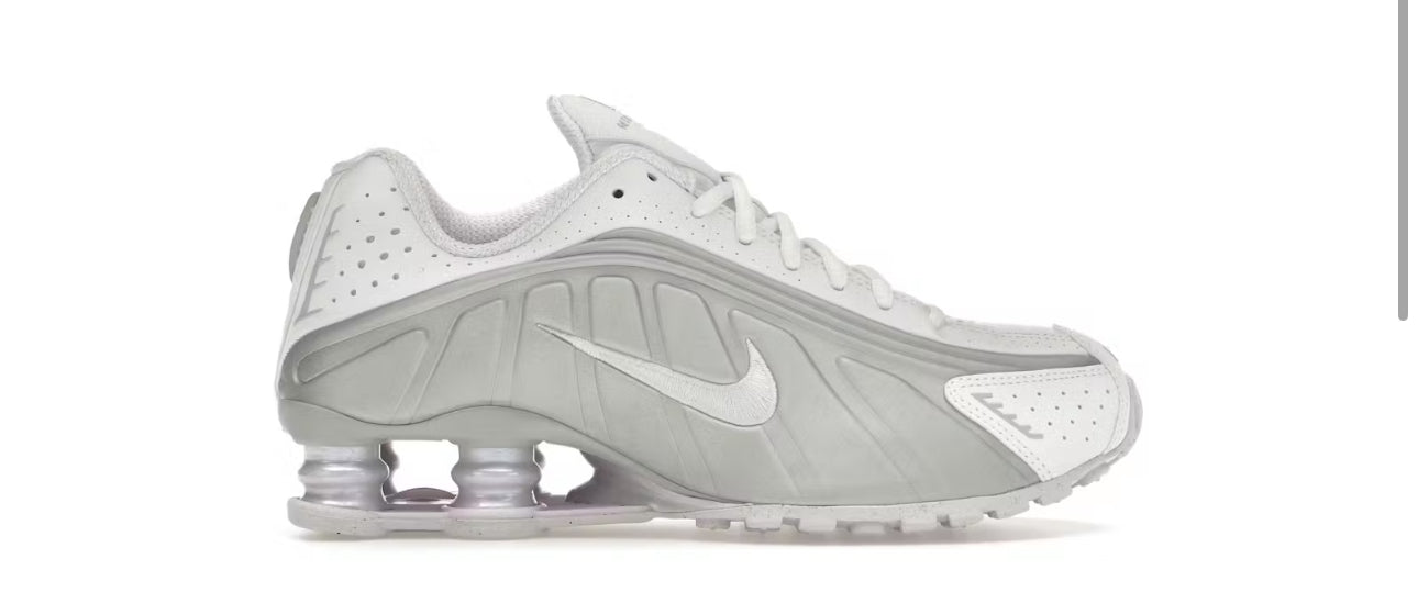 Nike Shox R4 White Metallic Platinum Barely Grape Womens U