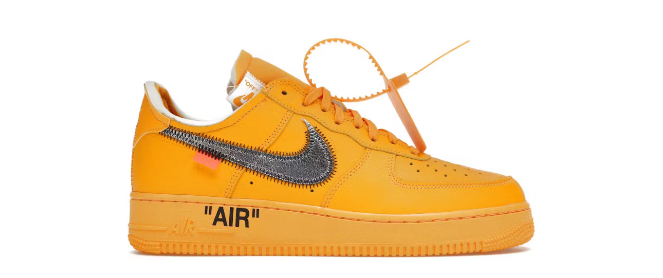 Nike Air Force 1 Low Off White ICA University Gold U8
