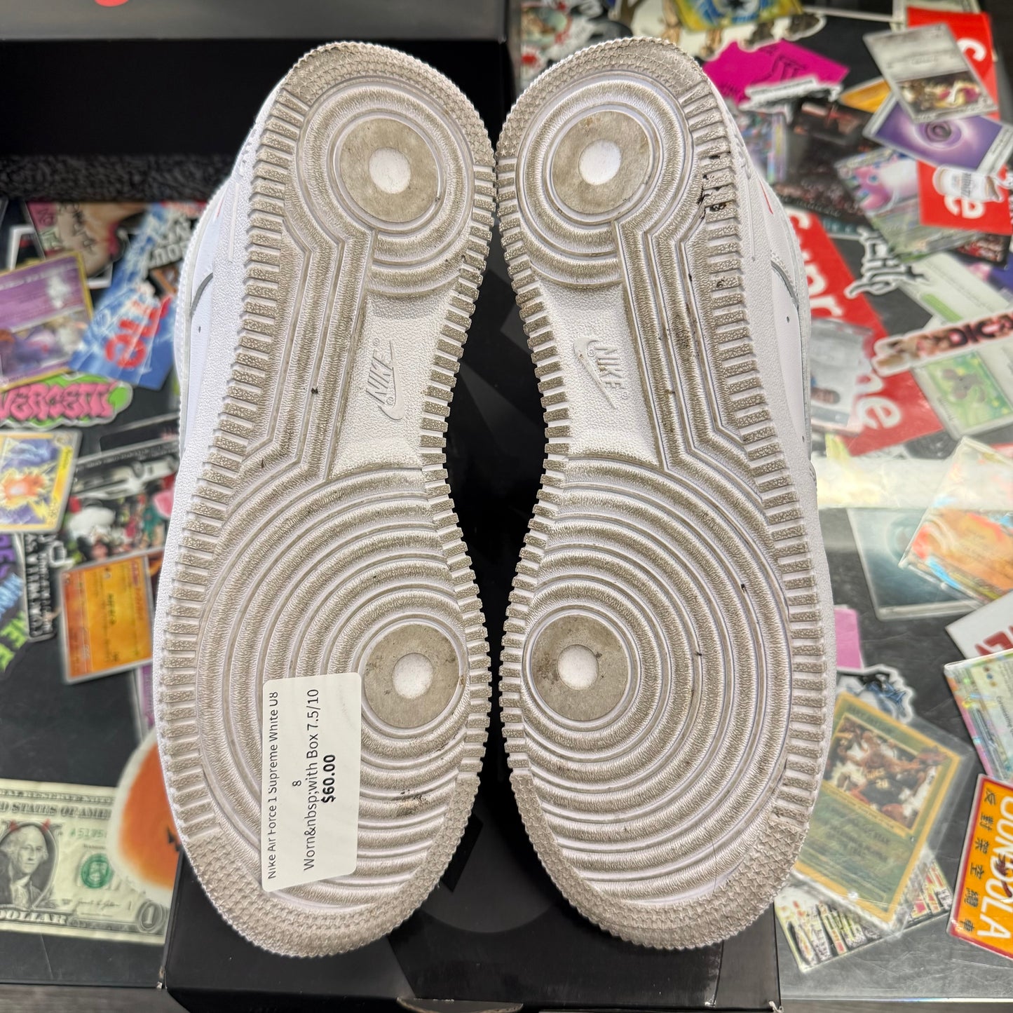Nike Air Force 1 Supreme White U8
