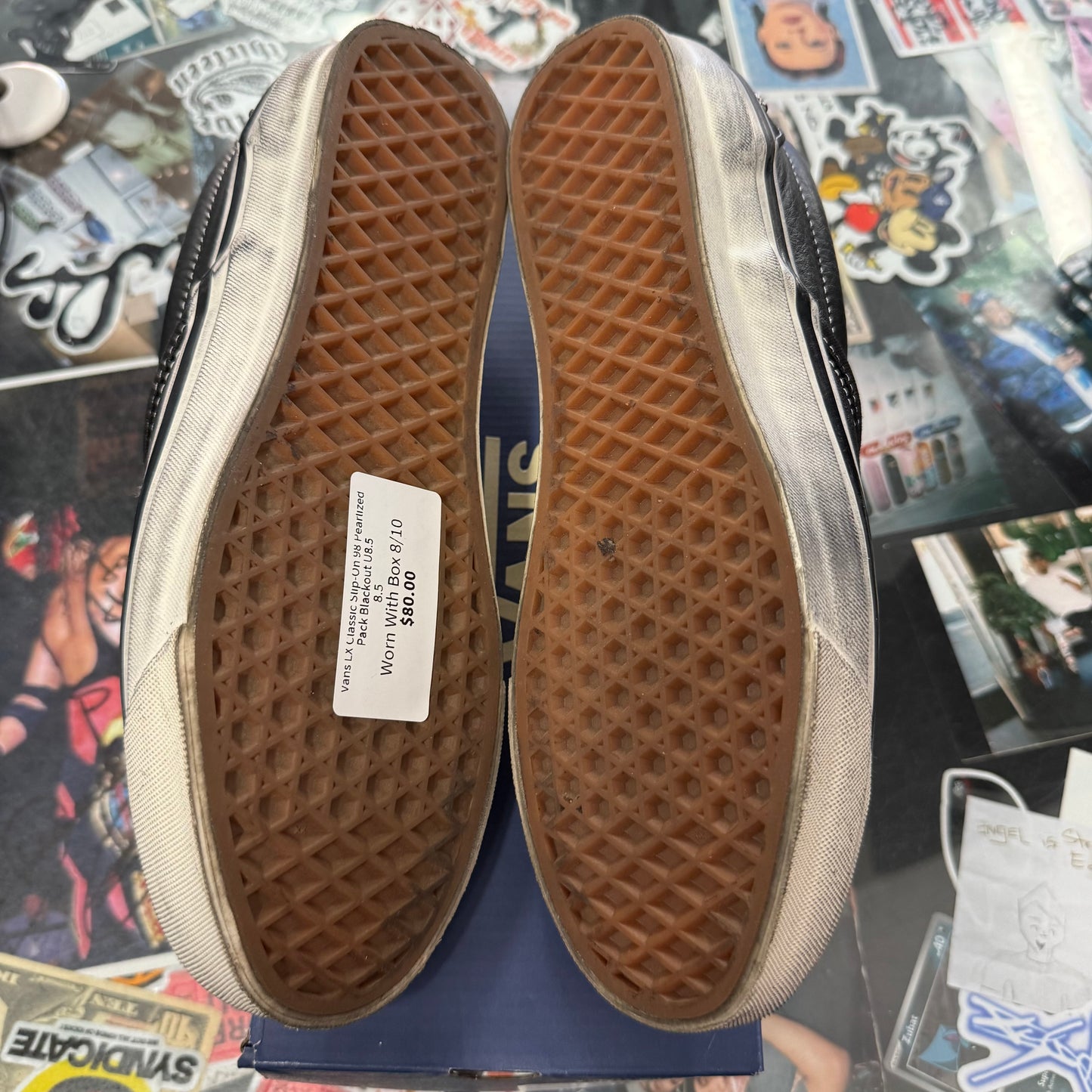 Vans LX Classic Slip-On 98 Pearlized Pack Blackout U8.5