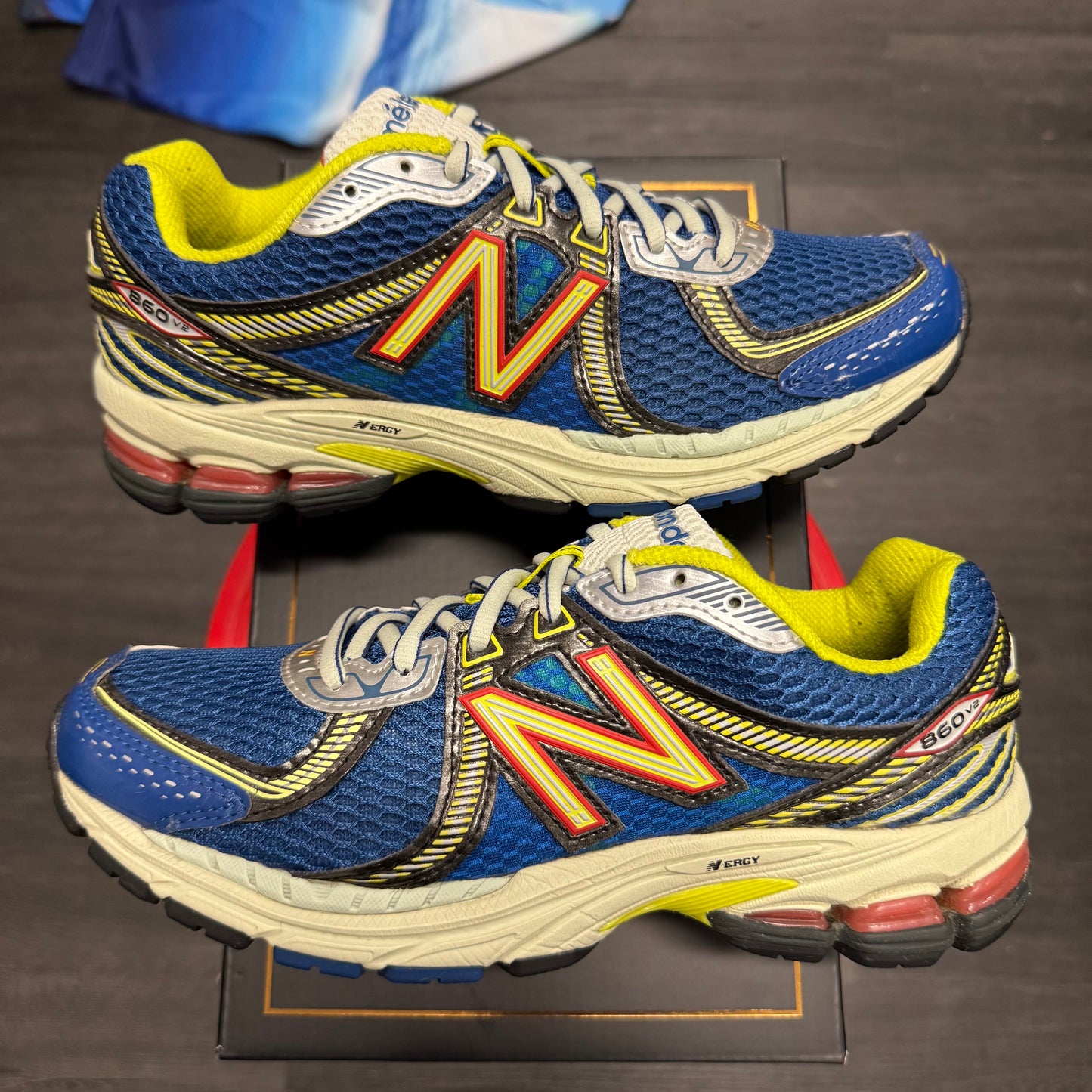 New Balance 860v2 Aimé Leon Dore Blue Yellow