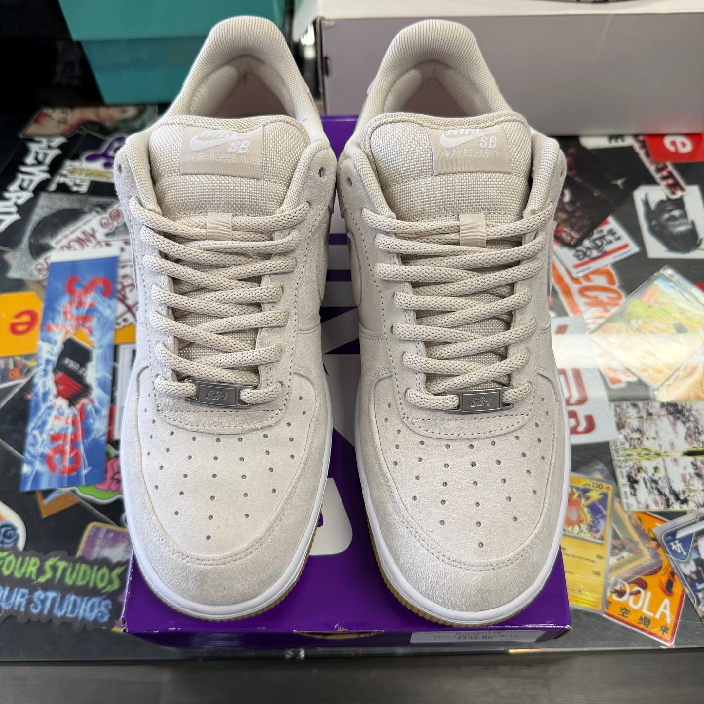 Nike Air Force 1 Low SB Light Orewood Brown Pink U9